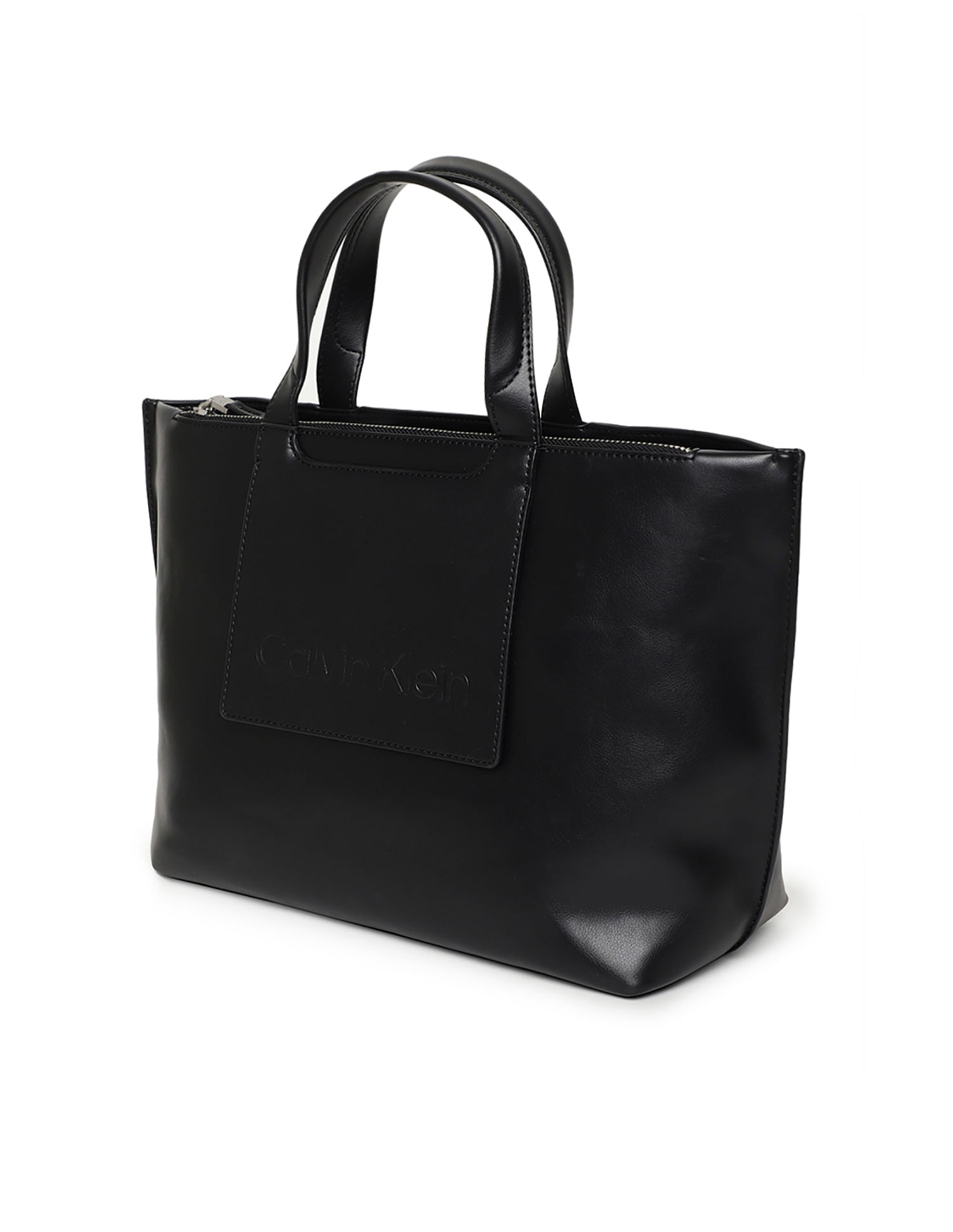 Le Foulonné L Tote bag Black - Leather | Longchamp US