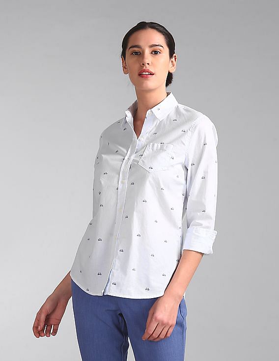 Buy White Tops for Women by GAP Online