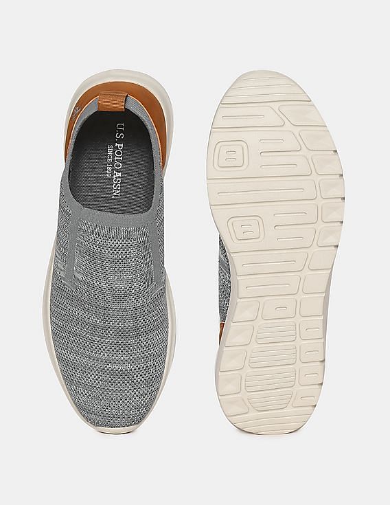 U.S. Polo Assn. Men Premium Knit Cushioned Terri Slip-On Sneakers