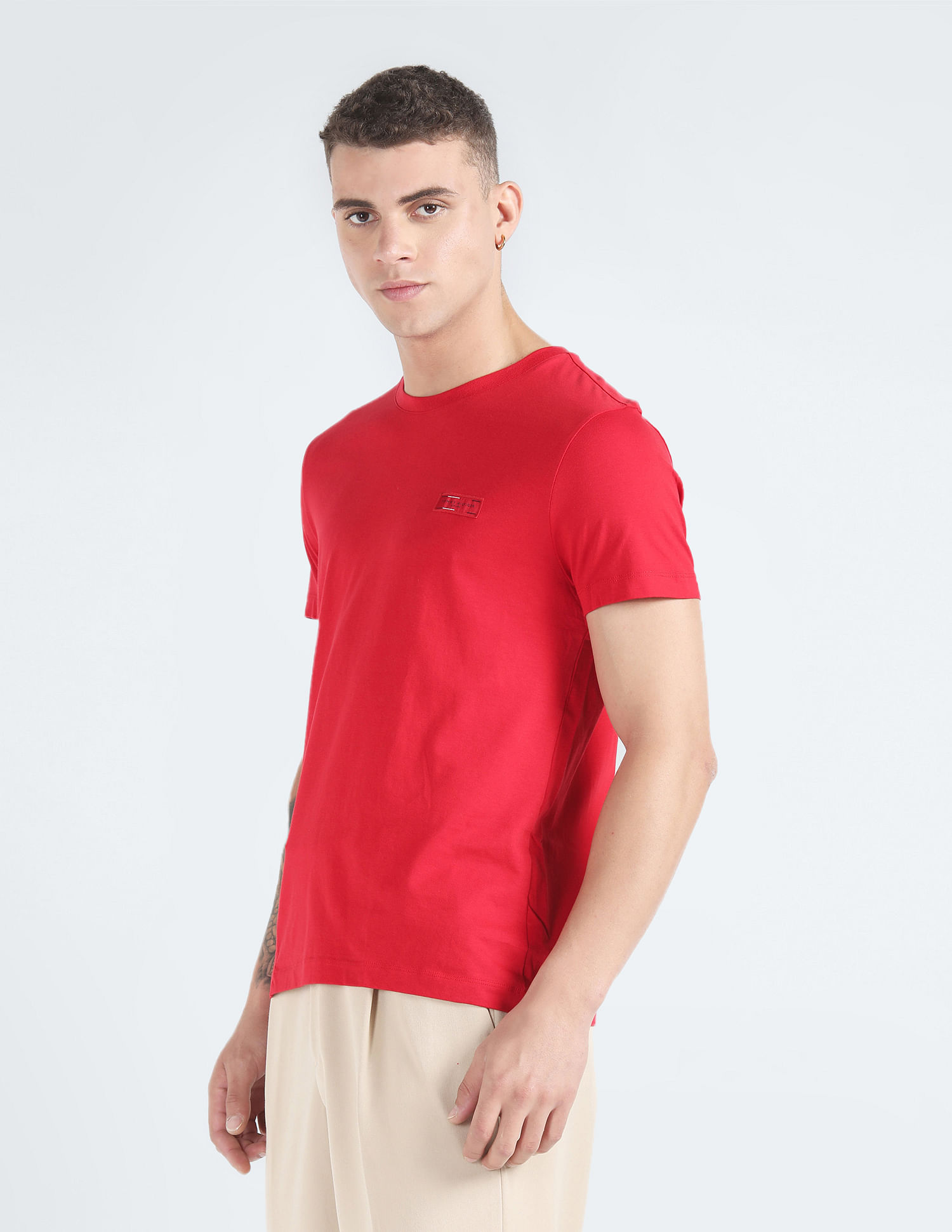 Tommy Hilfiger Solid Cotton T-Shirt