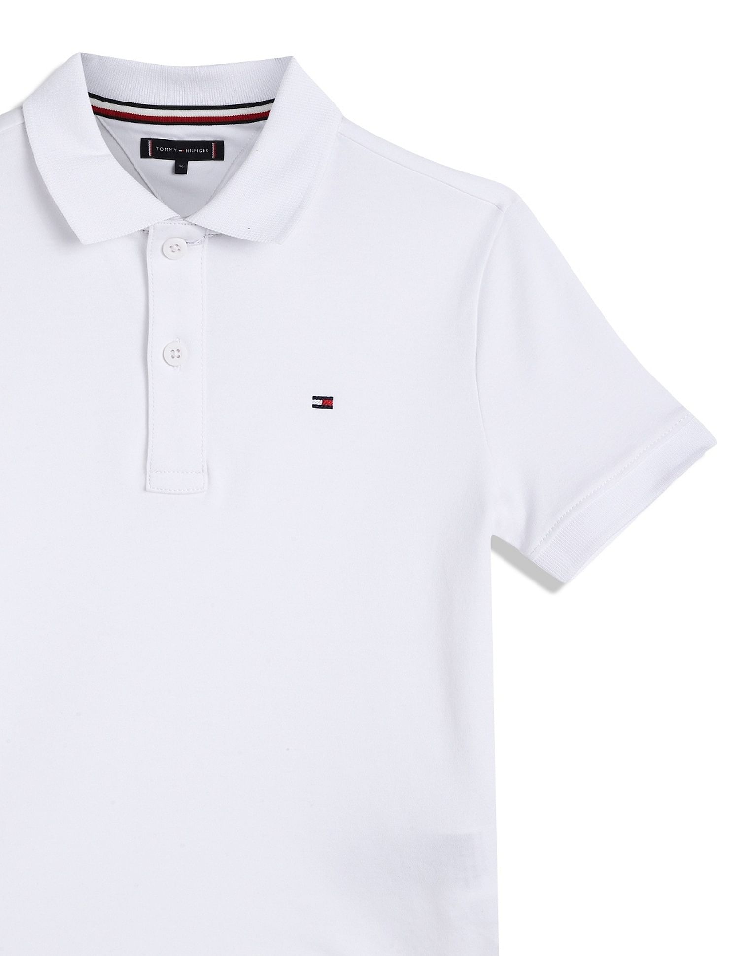 Tommy Hilfiger Kids Boys Solid Regular-Fit Cotton Polo T-Shirt