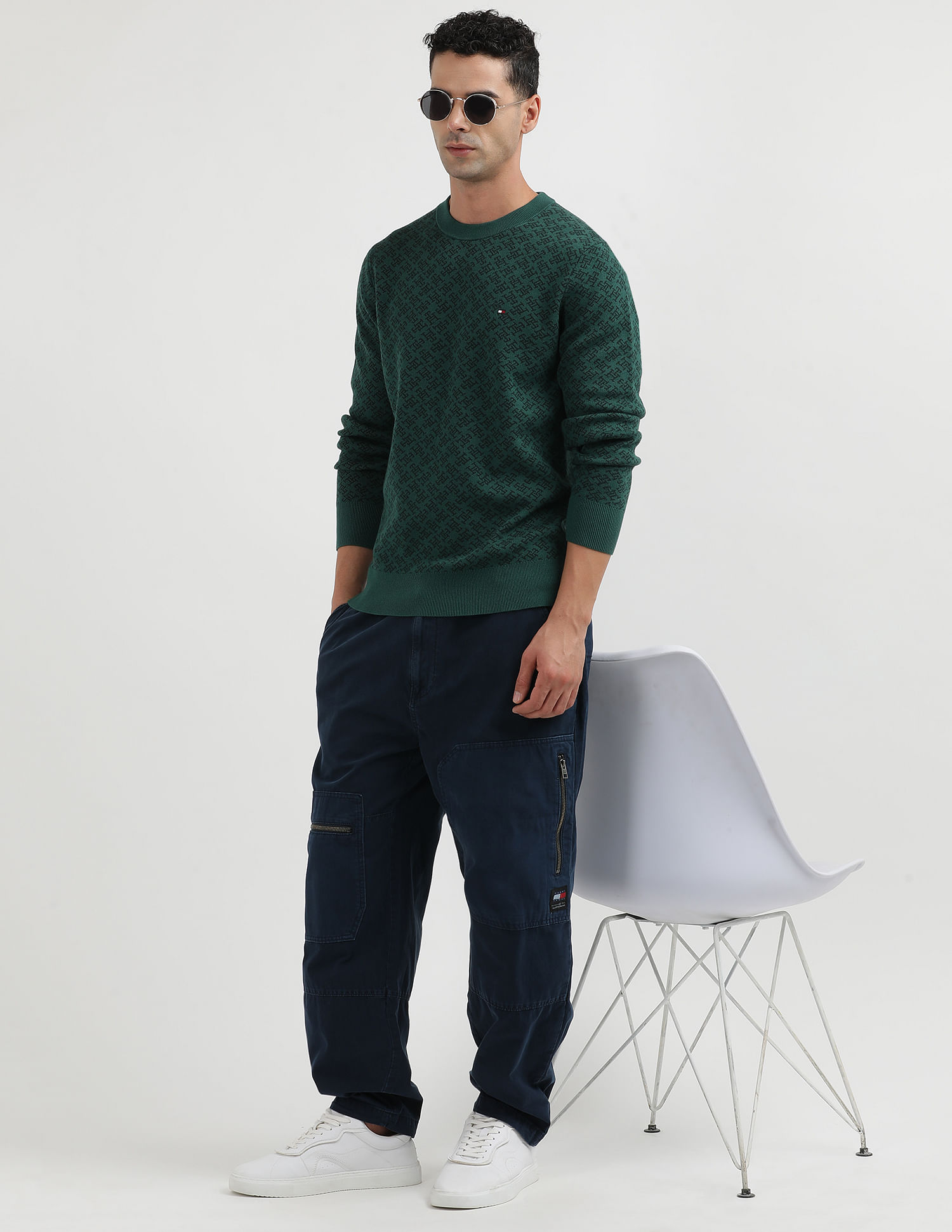 Tommy Hilfiger All Over Monogram Sweater