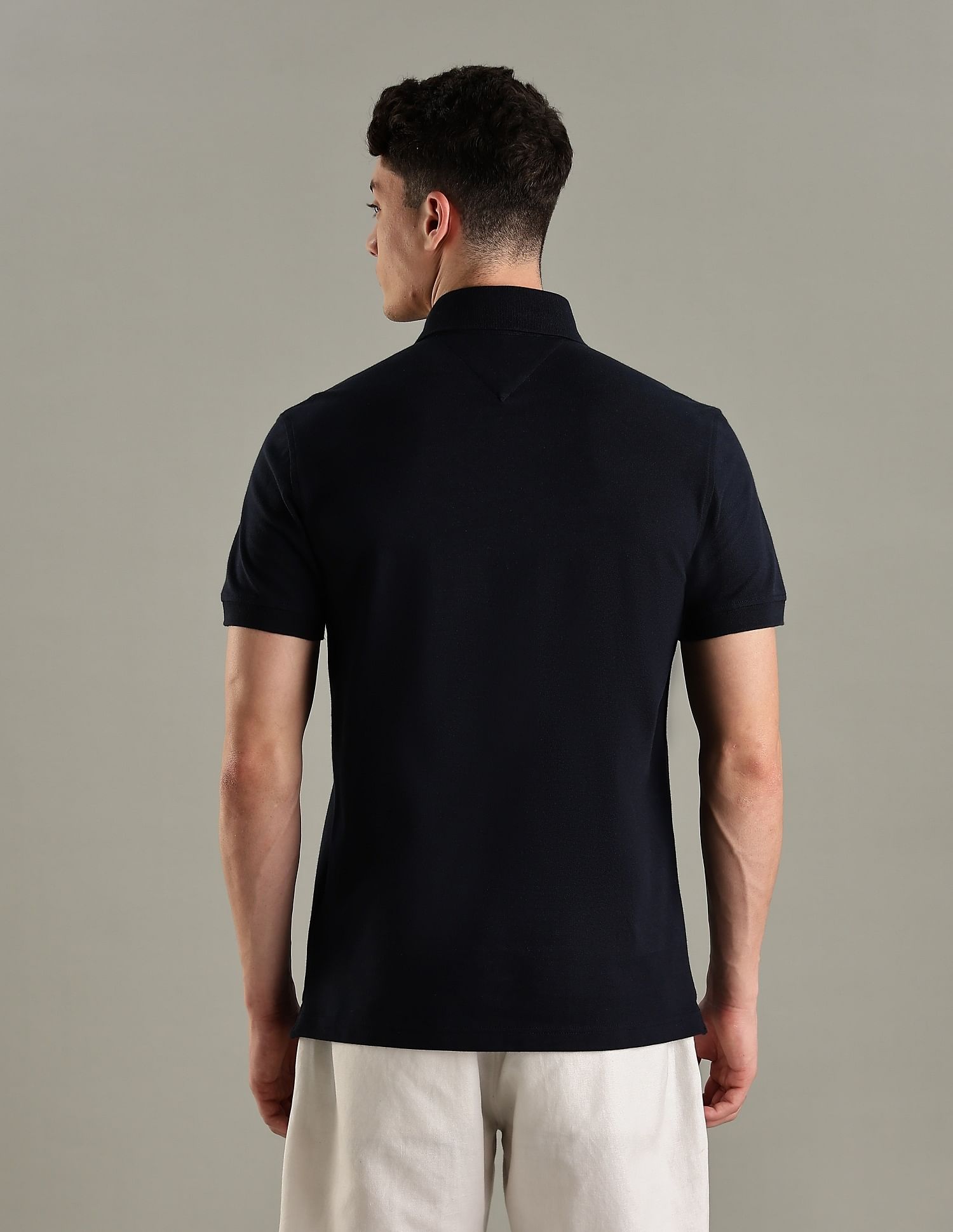 Tommy Hilfiger Striped Regular-Fit Cotton Polo T-Shirt