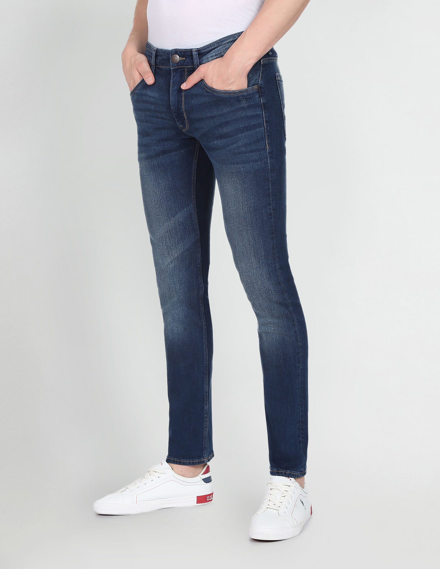 U.S. Polo Assn. Denim Co. Brandon Slim Tapered Fit Blue Jeans