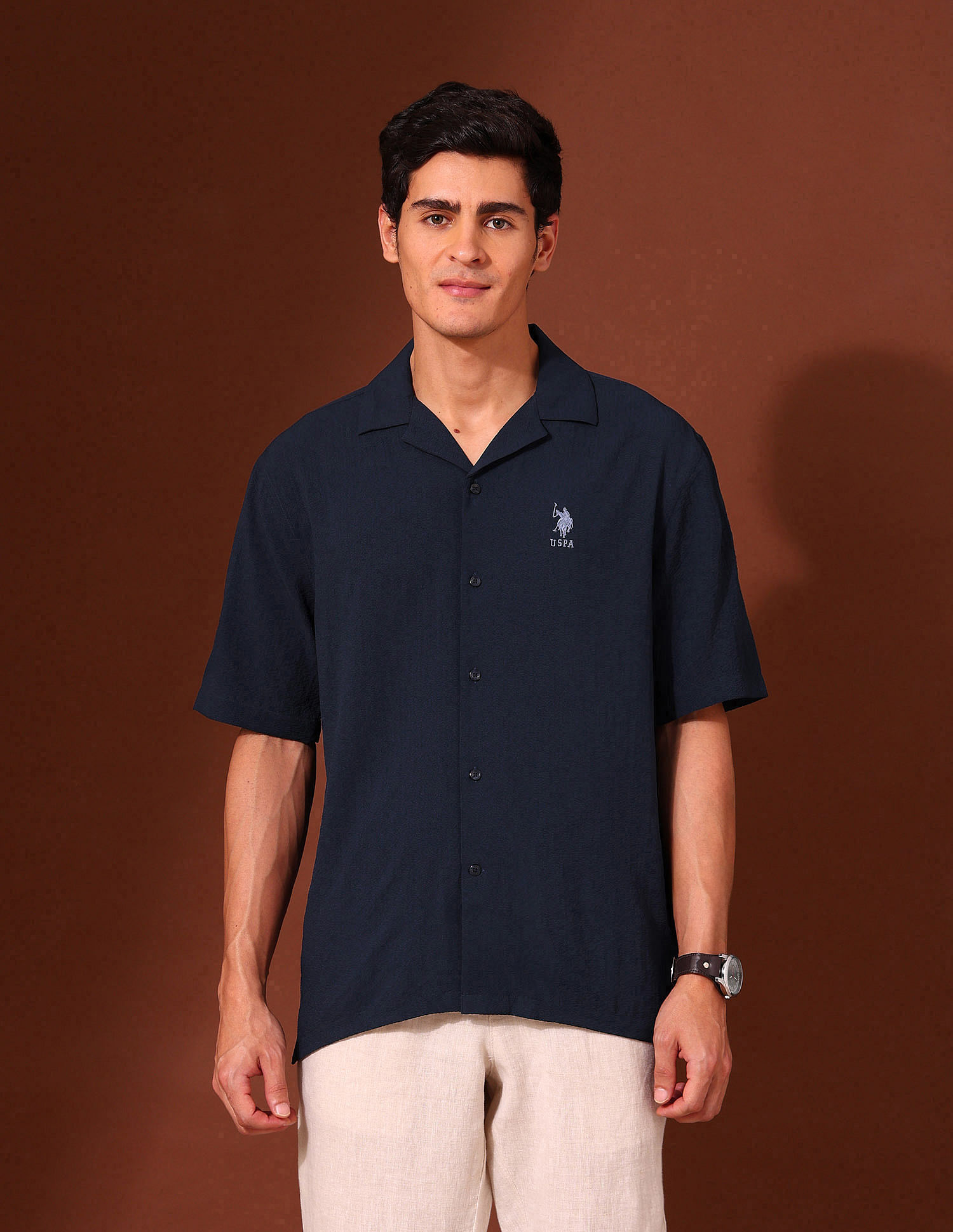 U.S. Polo Assn. Tailored Fit Poplin Shirt