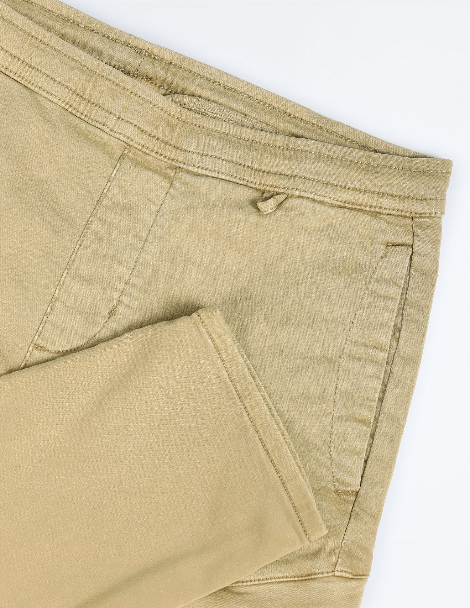 Flying Machine Relaxed Fit Solid Trousers