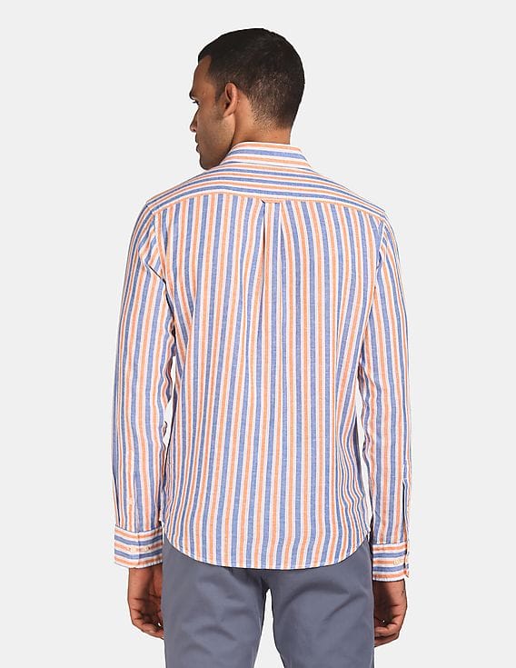 Blue Stripe Casual Shirt 