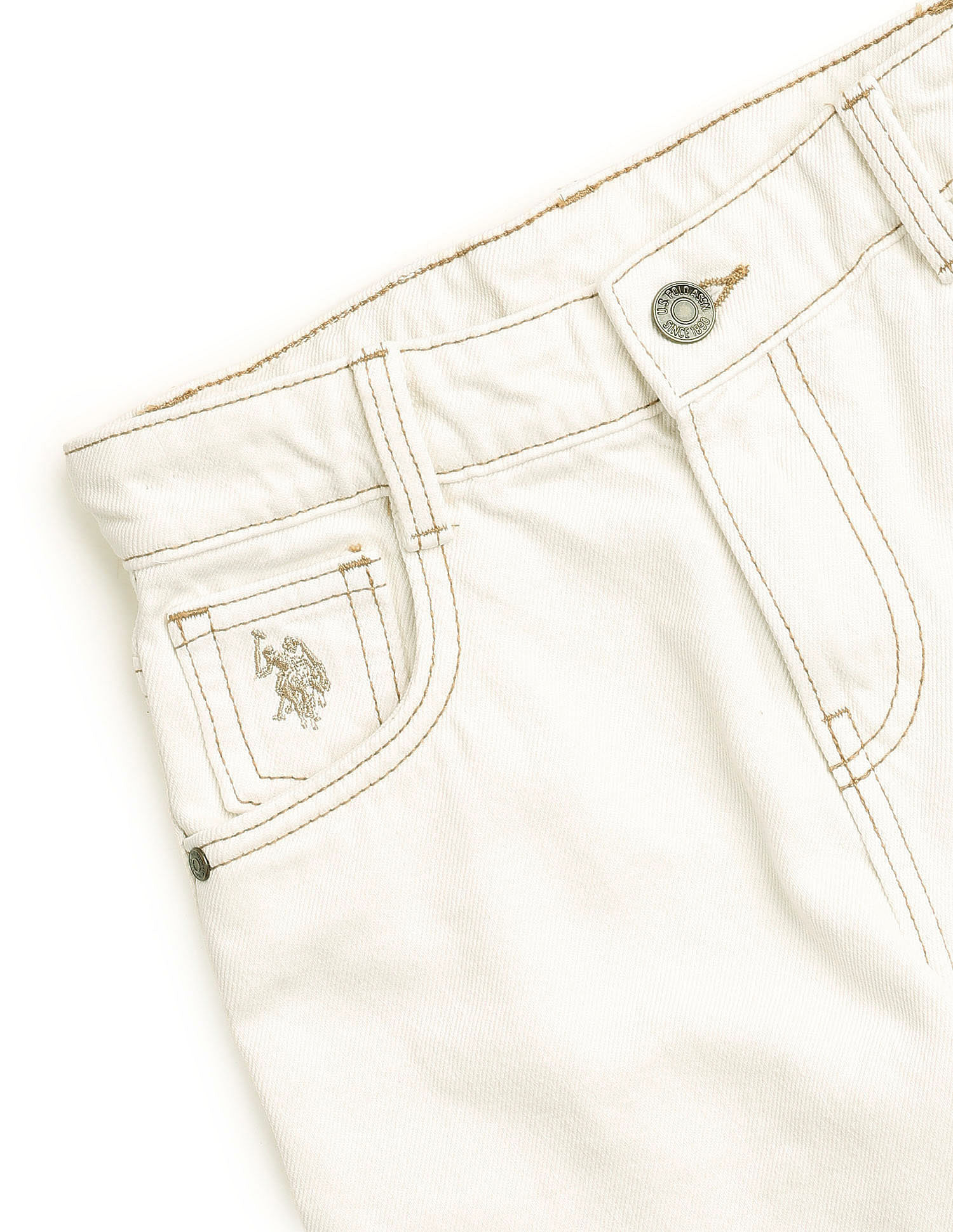 U.S. Polo Assn. Kids Boys Baggy Fit Cotton Jeans