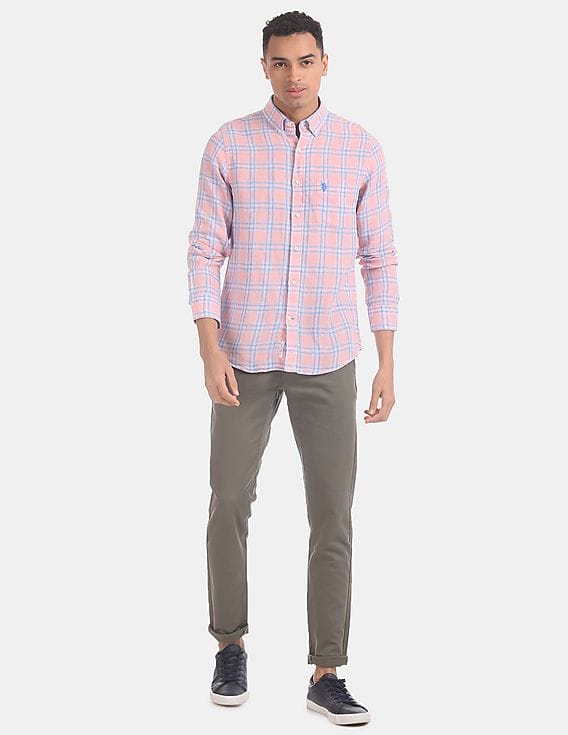 Buy U.S. Polo Assn. Men Men Pink And 