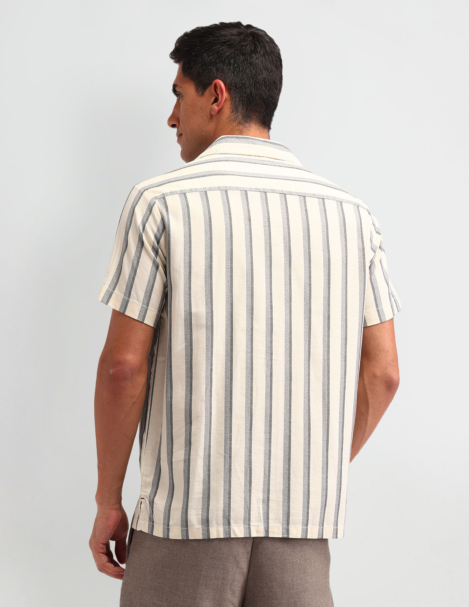 U.S. Polo Assn. Denim Co. Vertical Striped Slim Fit Shirt