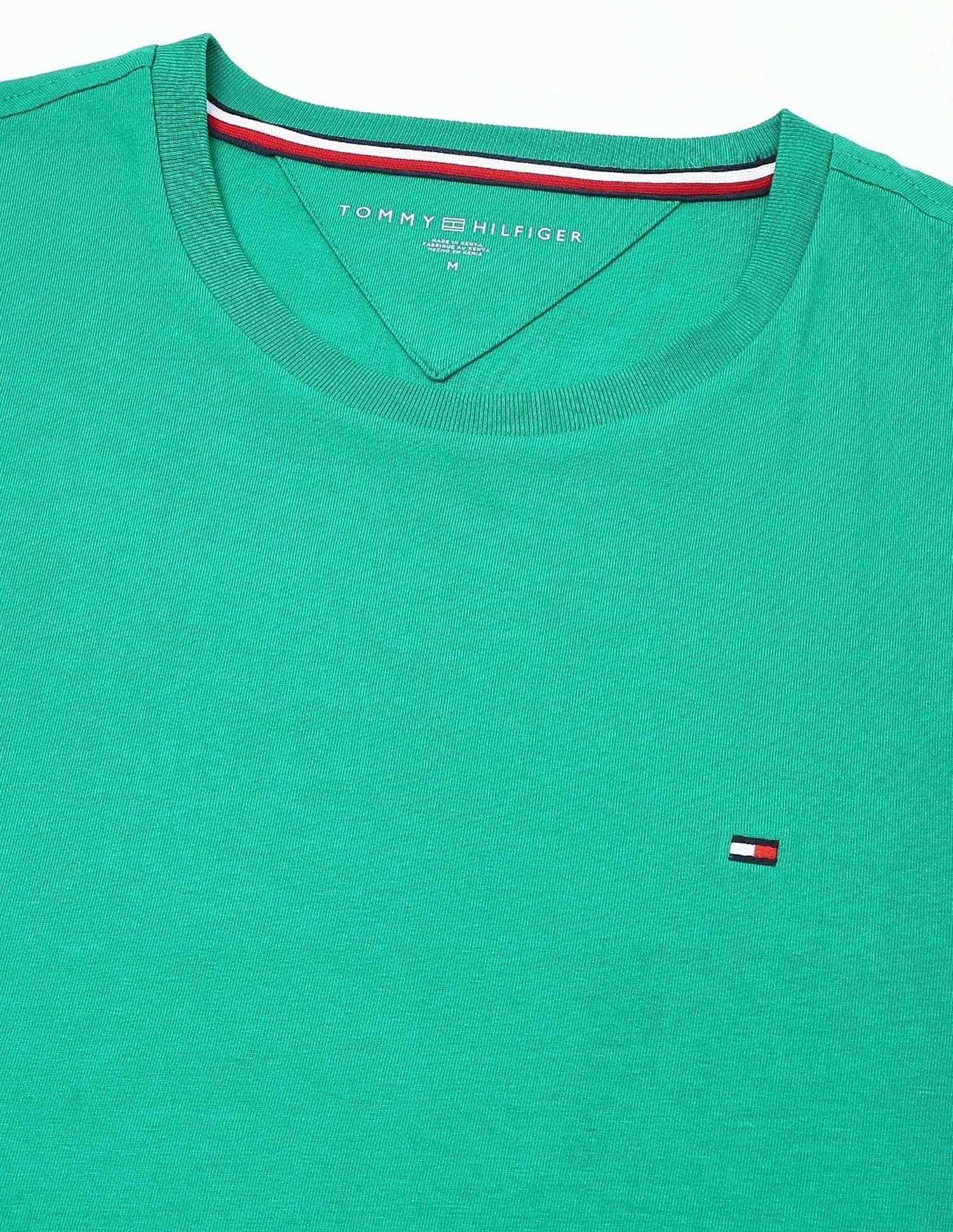 Tommy Hilfiger Solid Regular-Fit Cotton T-Shirt