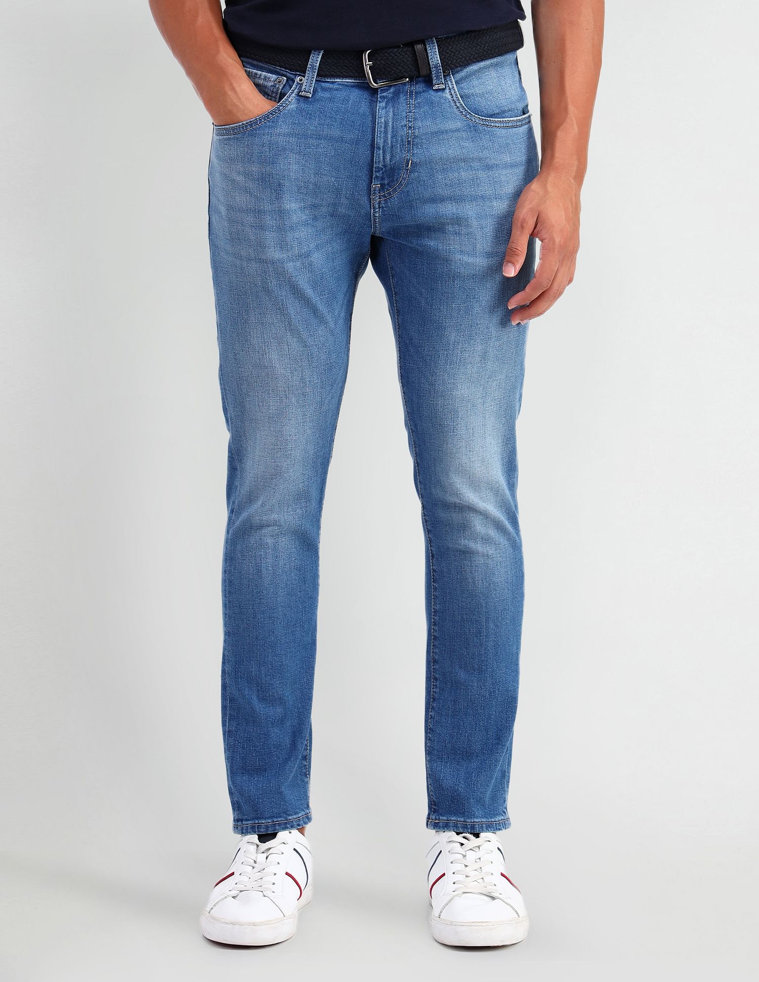 U.S. Polo Assn. Denim Co. Henry Tapered Cropped Fit Blue Jeans