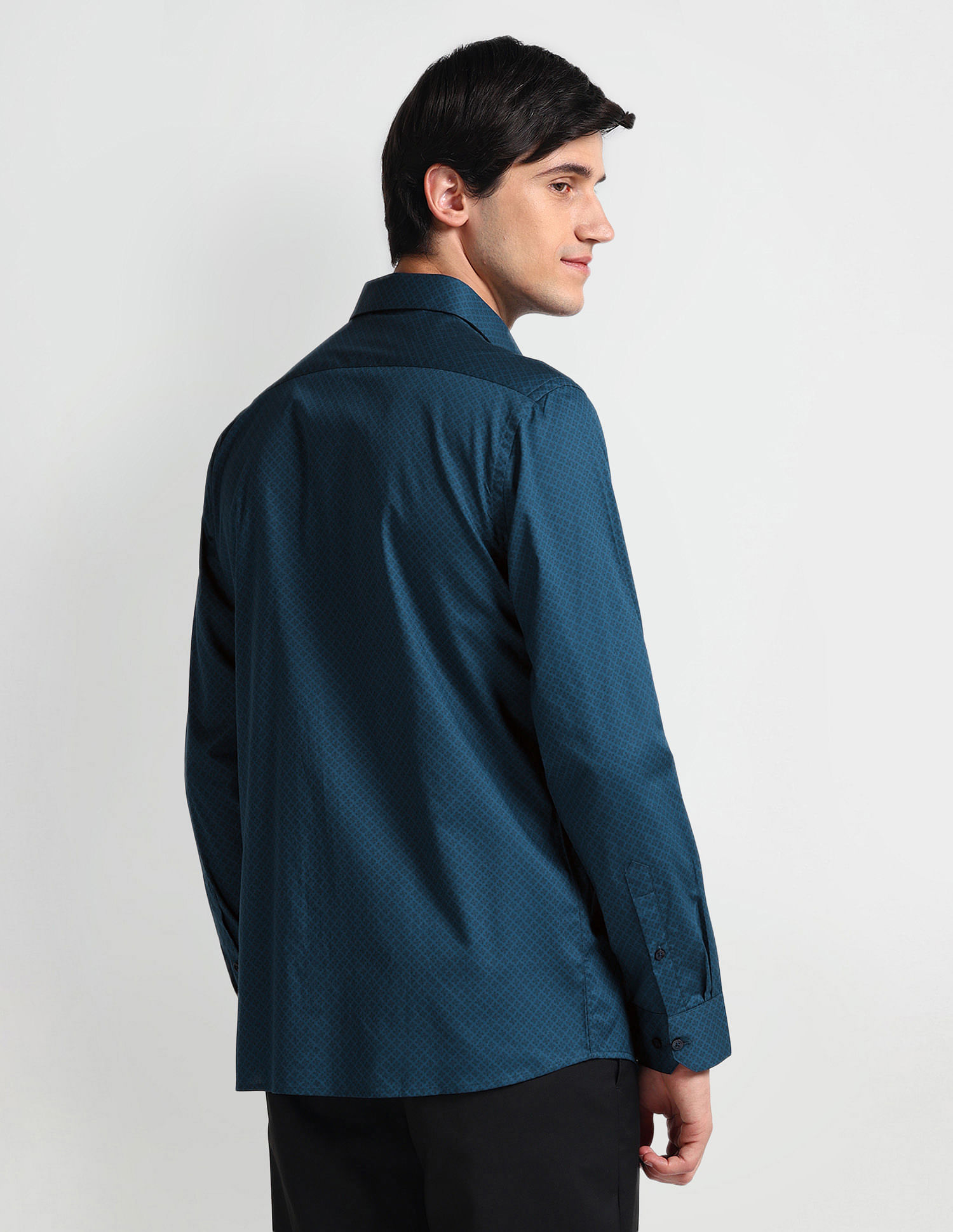 Arrow Geometric Print Pure Cotton Shirt