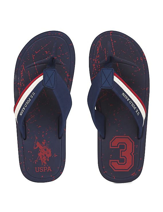 us polo flip flops mens