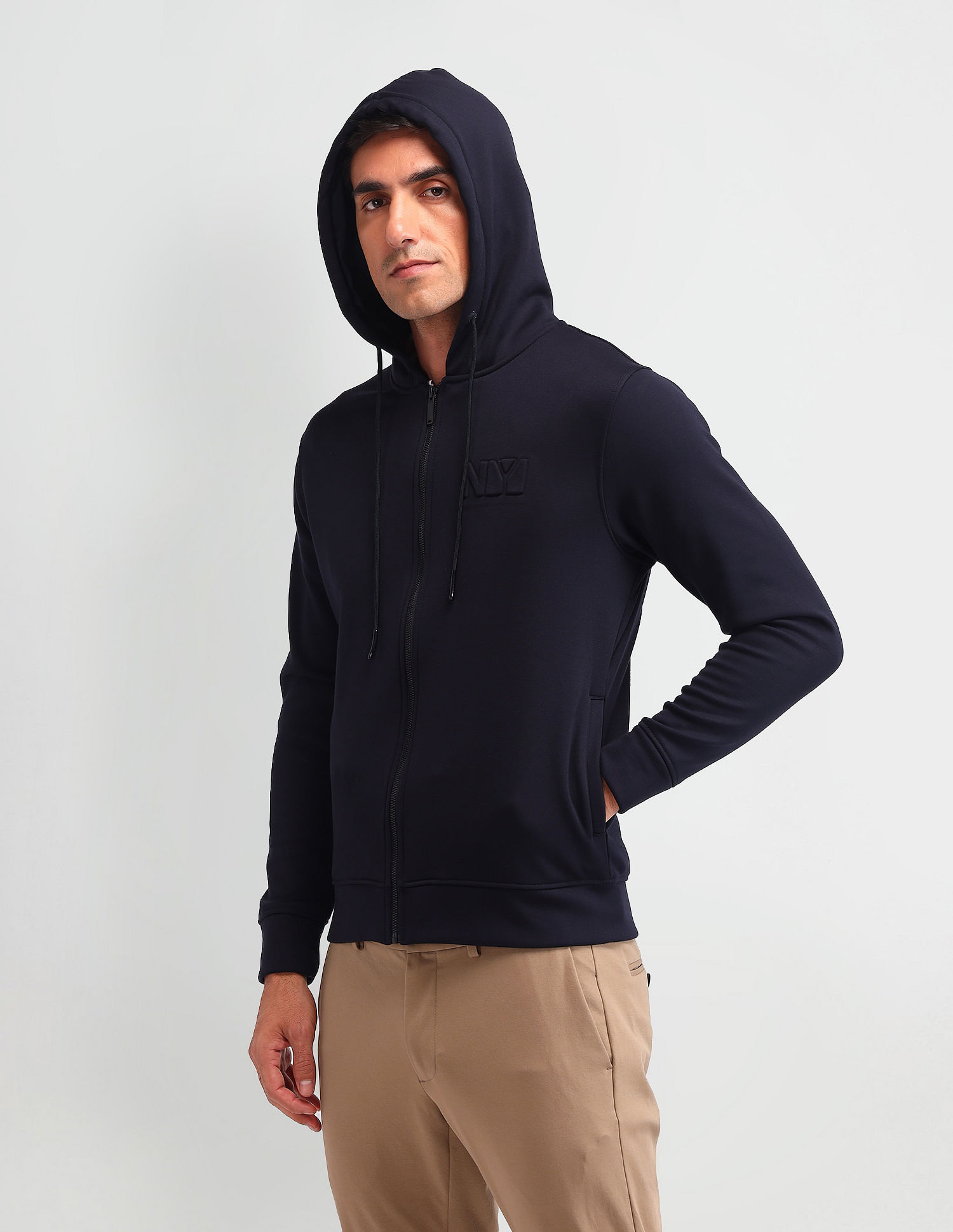 Arrow Newyork Brand Embossed Regular Fit Sweatshirt