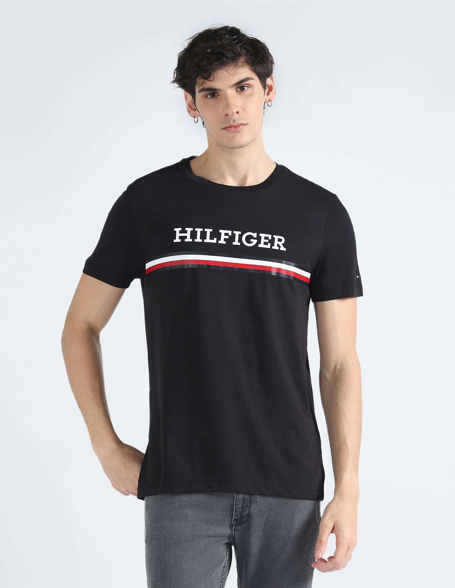 Tommy Hilfiger Monotype Stack Logo Slim T-Shirt