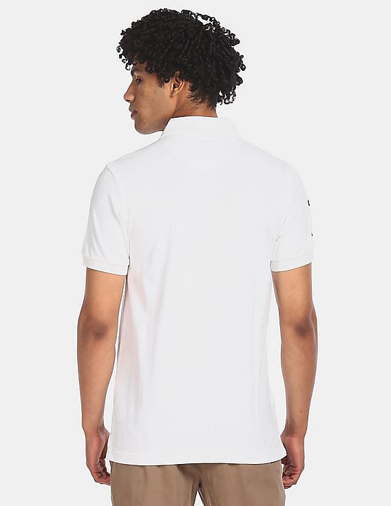 U.S. Polo Assn. Brand Embroidered Pique Polo Shirt