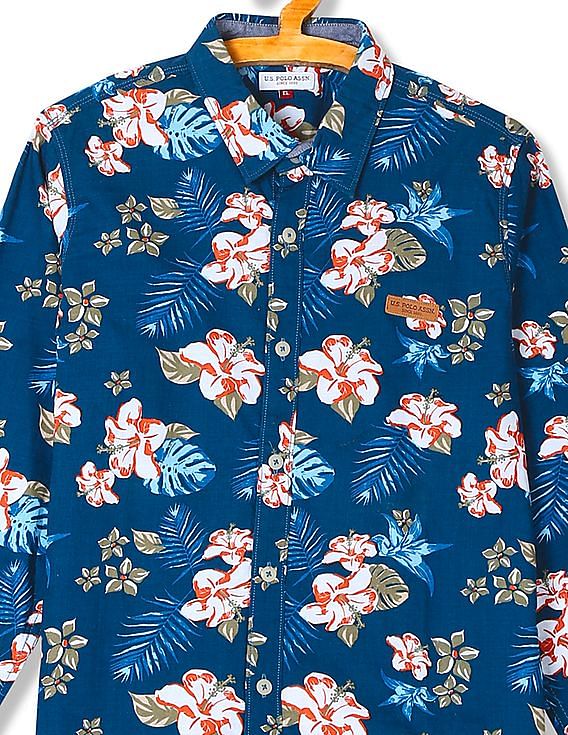 Floral polo shop for boys