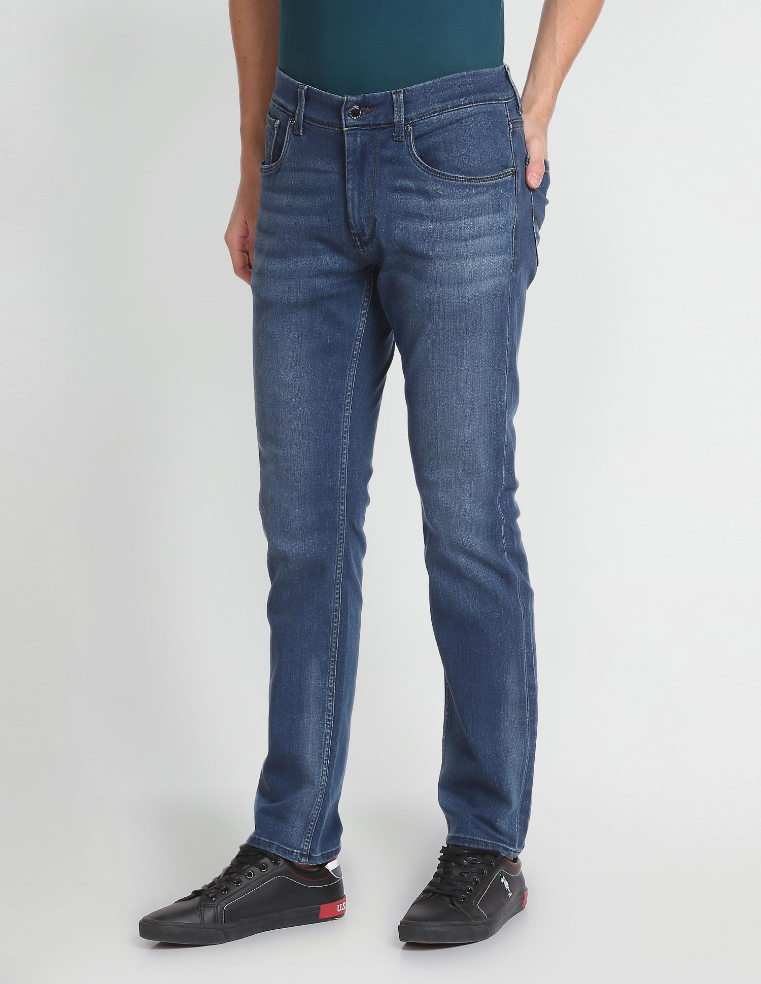 U.S. Polo Assn. Denim Co. Brandon Slim Tapered Fit Blue Jeans