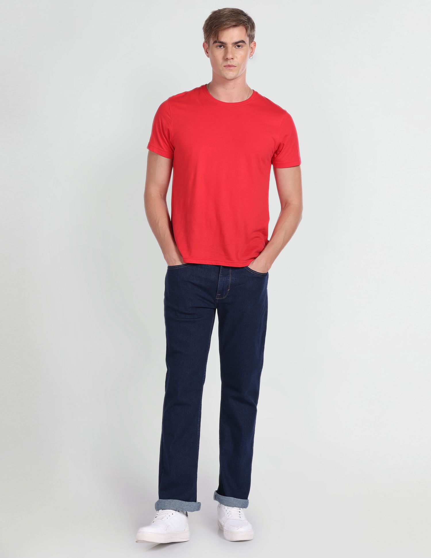 Flying Machine Bootcut Fit Rinsed Jeans
