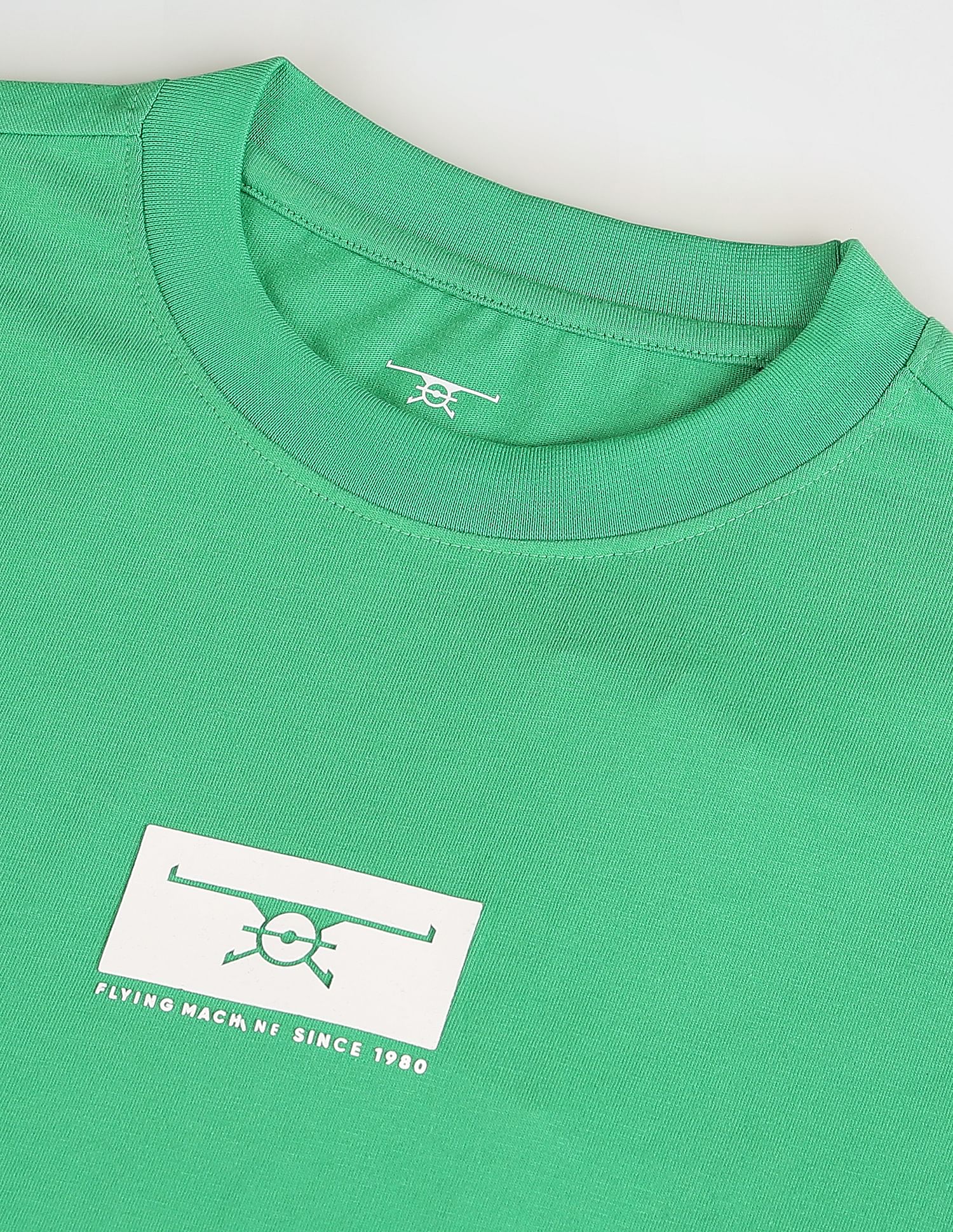 Flying Machine Brand Print Relaxed Fit T-Shirt