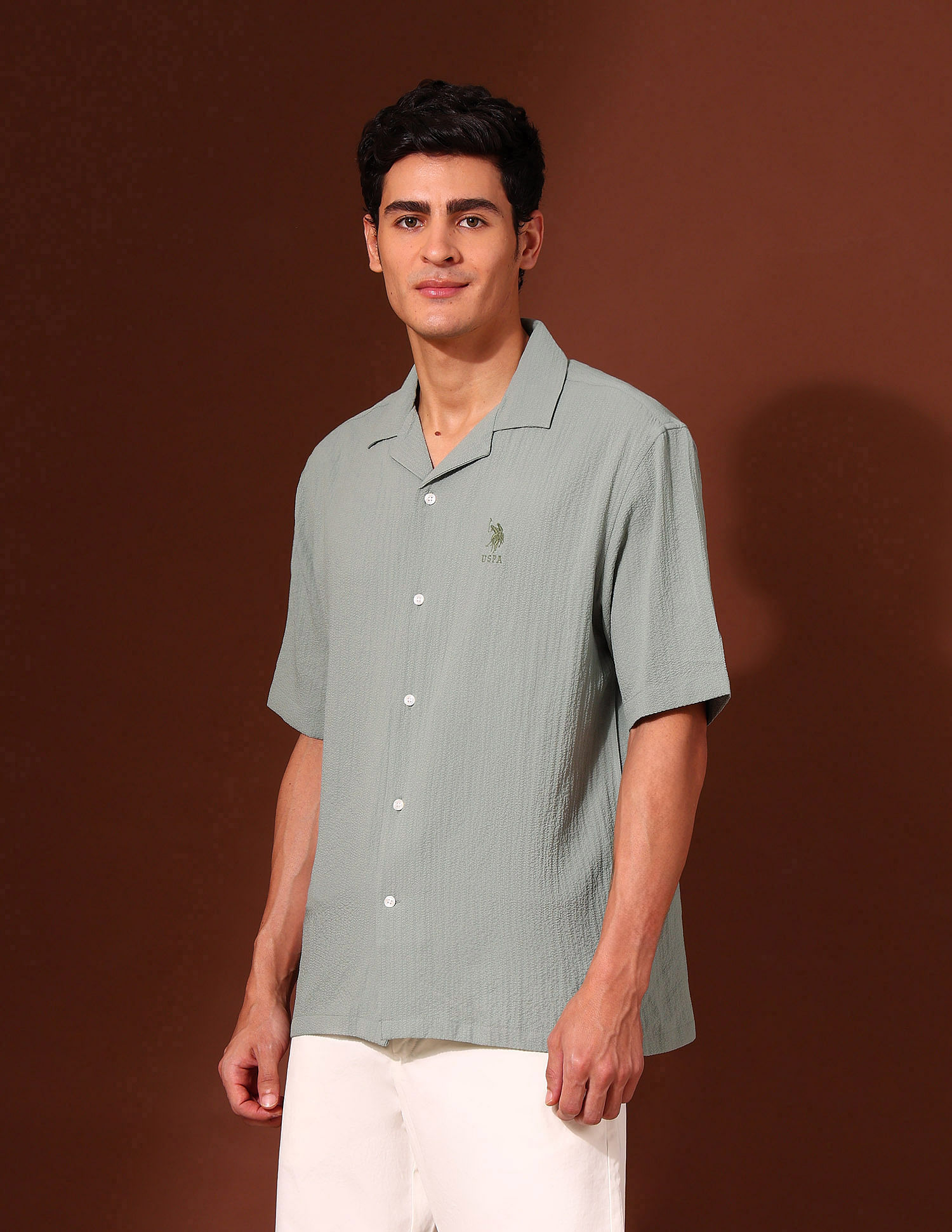 U.S. Polo Assn. Tailored Fit Poplin Shirt