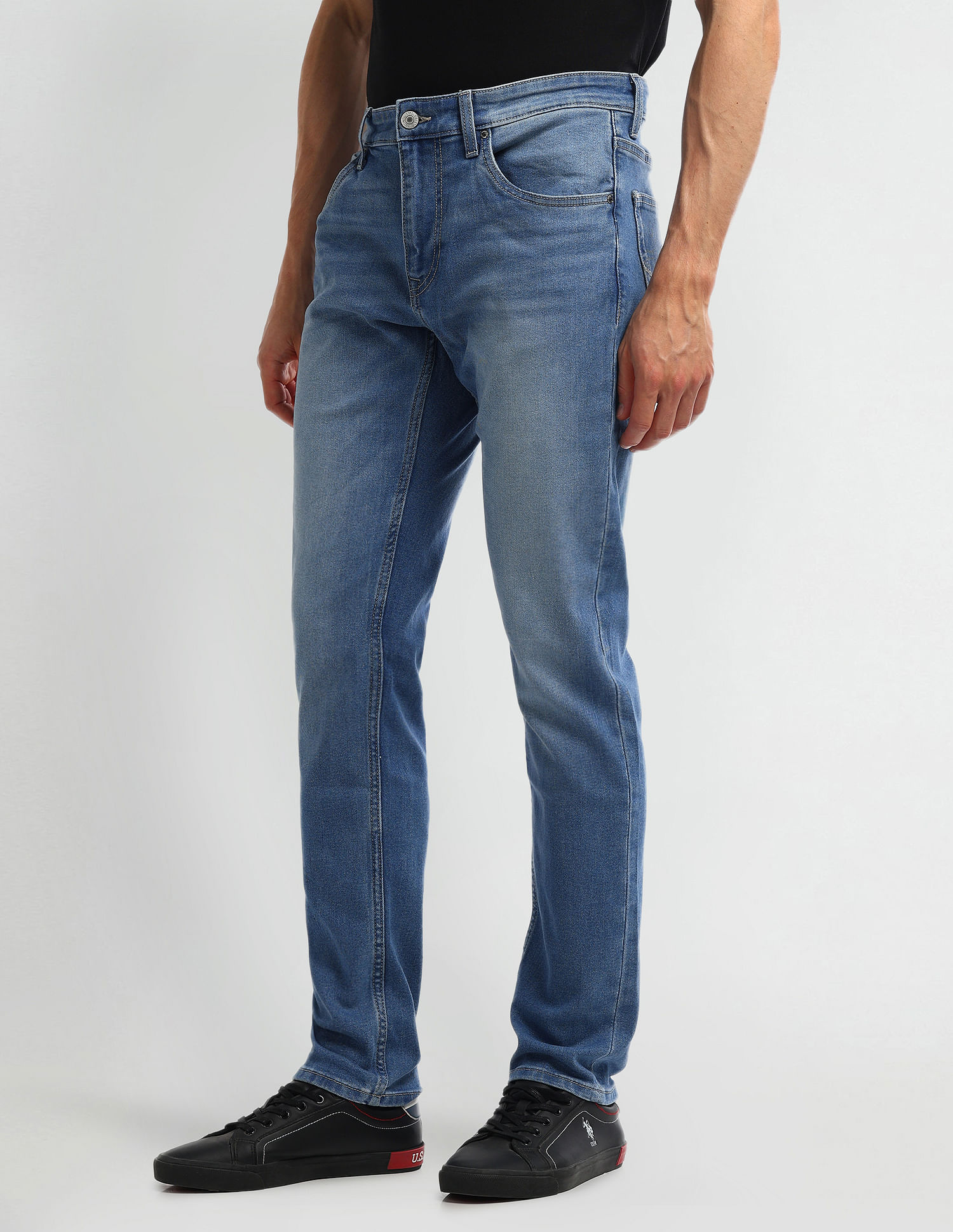 U.S. Polo Assn. Denim Co. Brandon Slim Tapered Blue Jeans