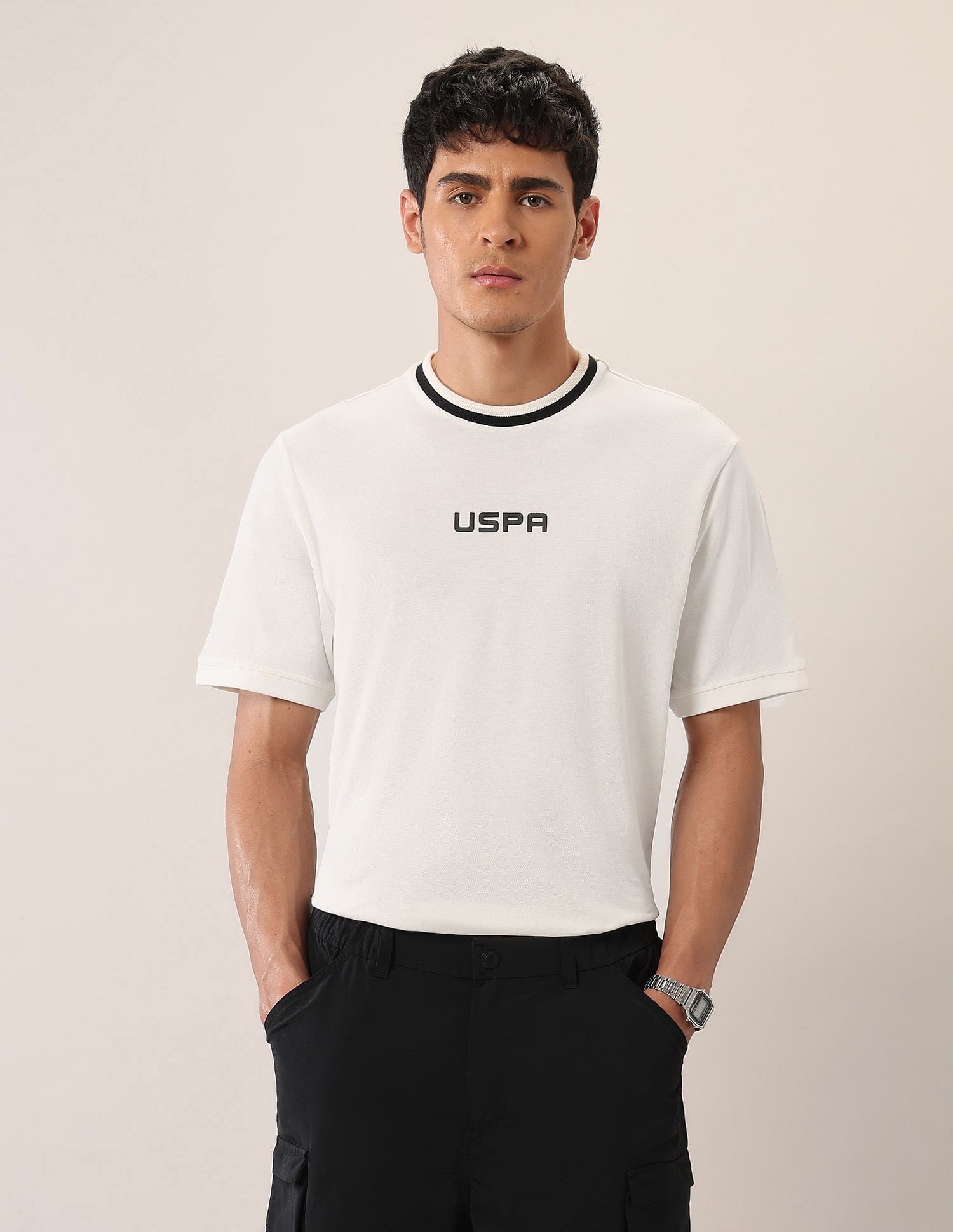 U.S. Polo Assn. Denim Co. Relaxed Fit Pure Cotton T-Shirt