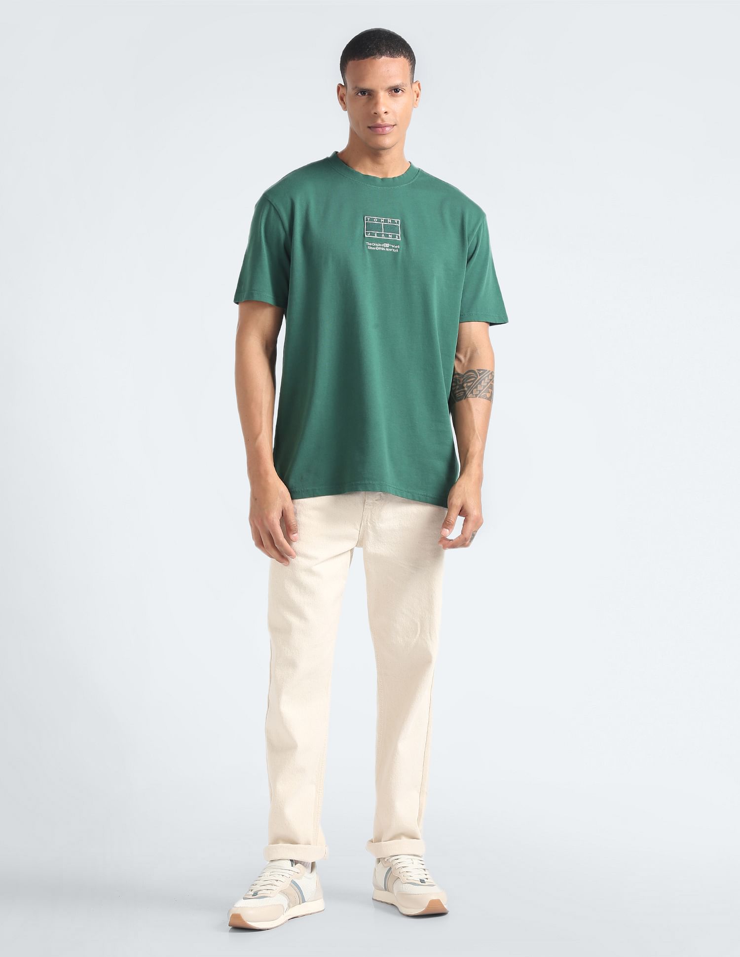 Tommy Hilfiger Regenerative Cotton Embroidered T-Shirt