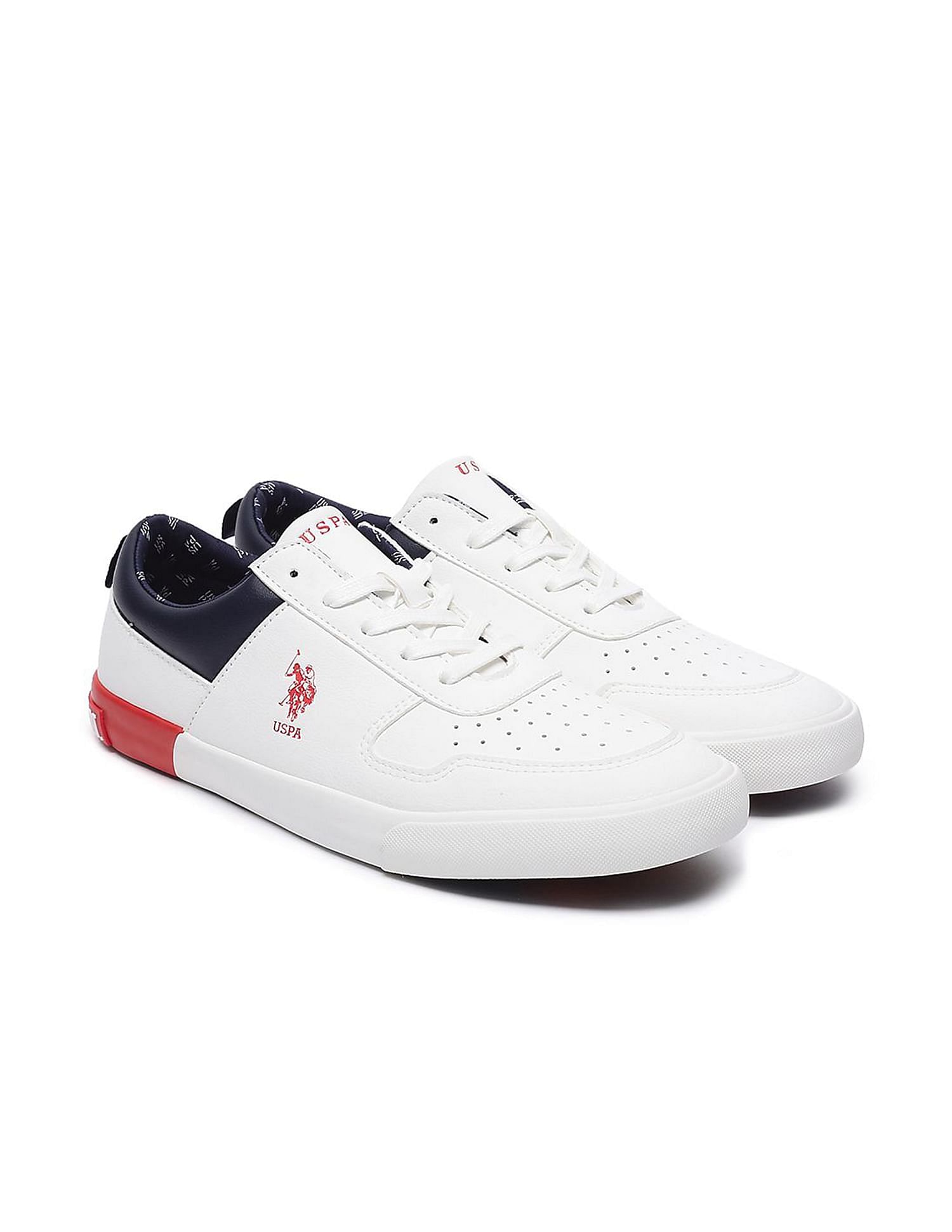 U.S. Polo Assn. Men Colourblocked Clanal 3.0 Sneakers