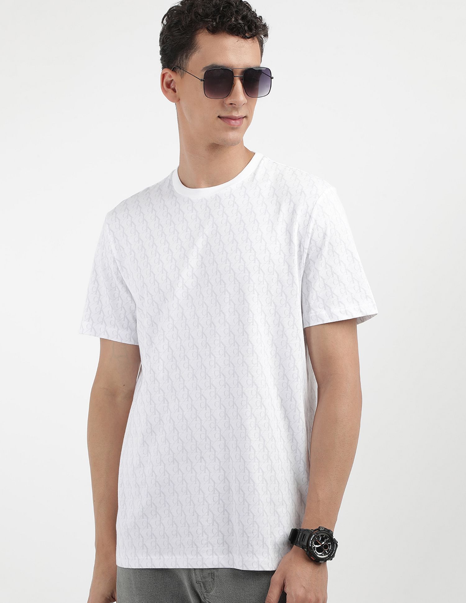 Calvin Klein Jeans Refined Aop Liquid Textured T-Shirt