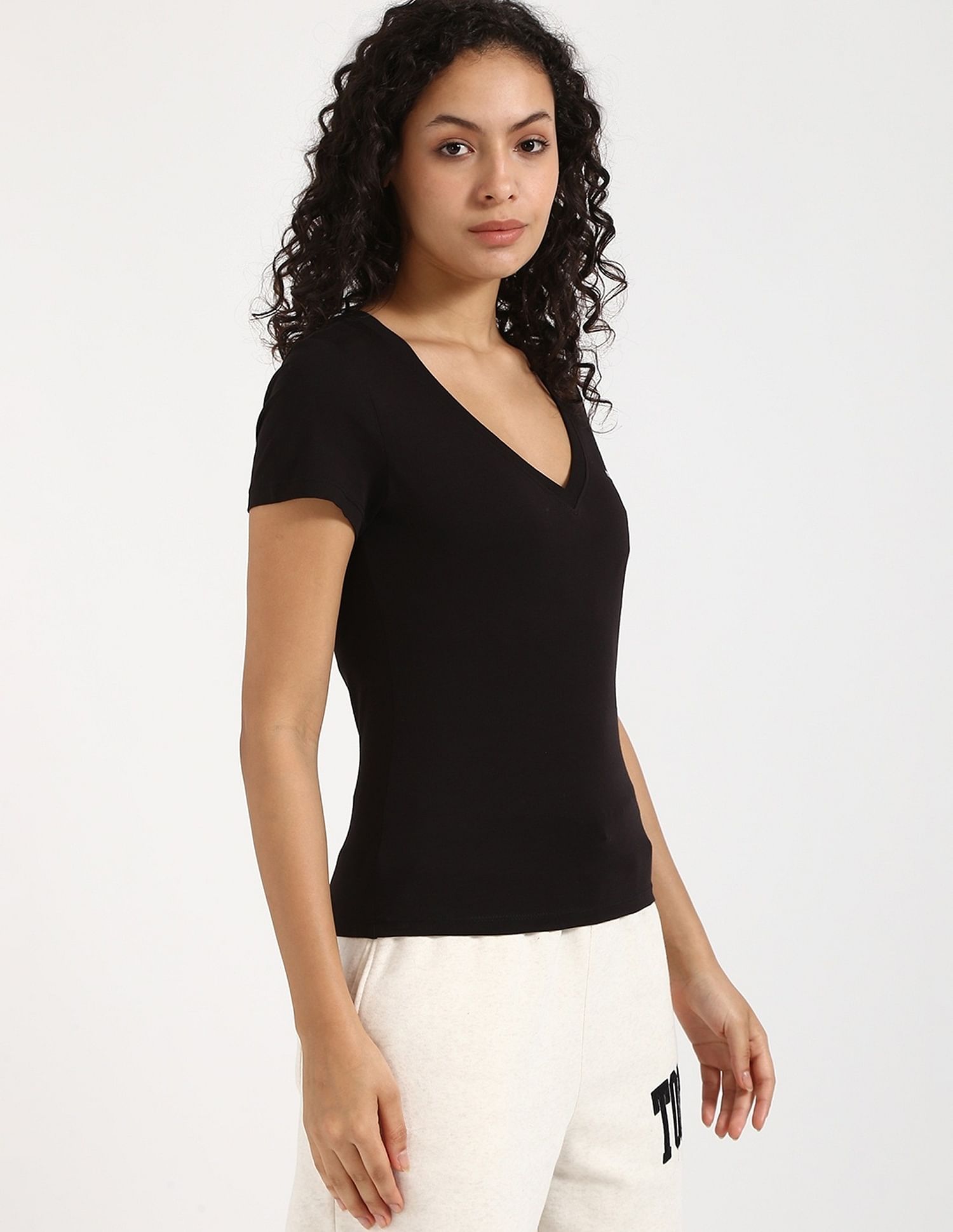 Tommy Hilfiger Solid Slim-Fit Cotton T-Shirt