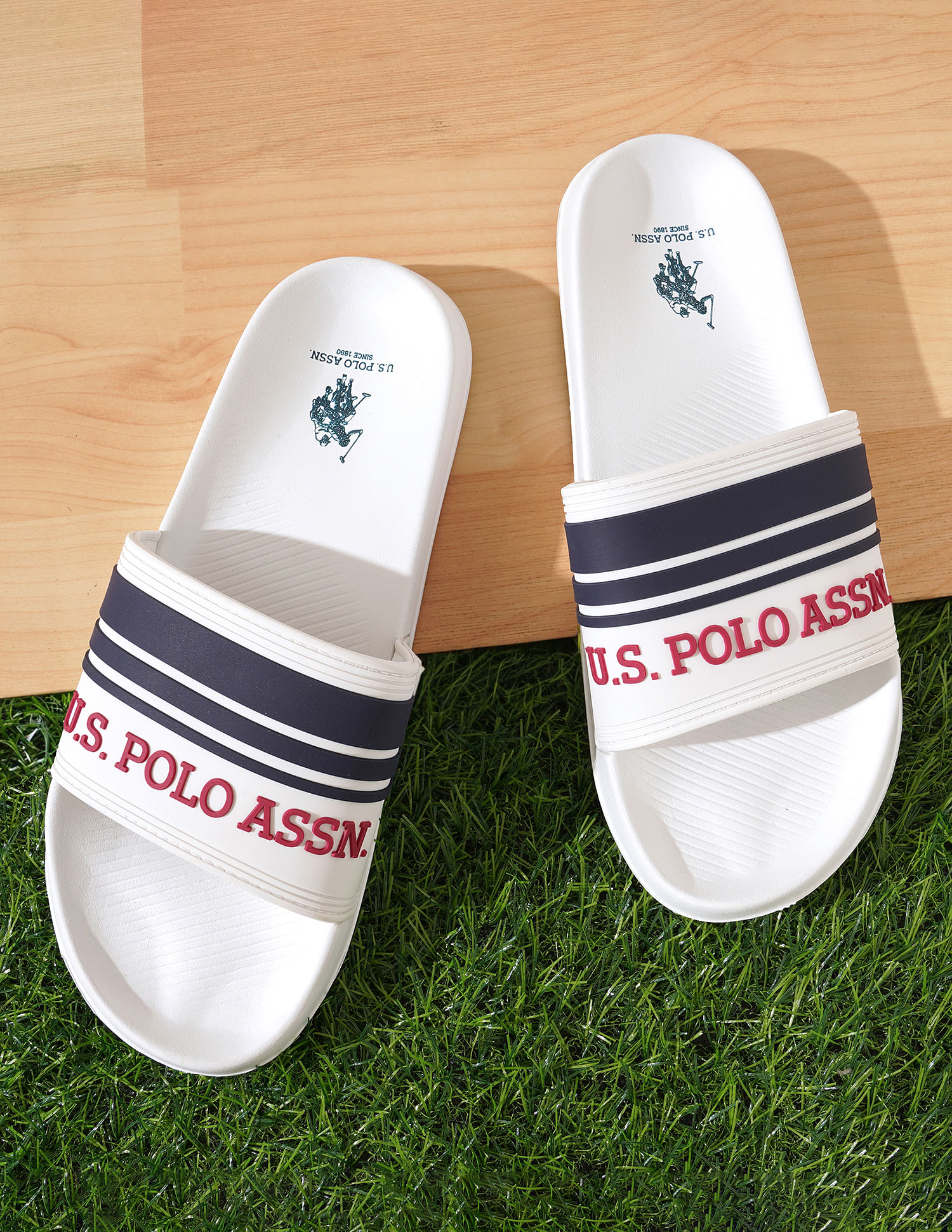 Buy U.S.Polo Assn. Men's Nacho Red Flip Flops Thong Sandals - 7 UK/India  (41 EU)(2531902043) at Amazon.in