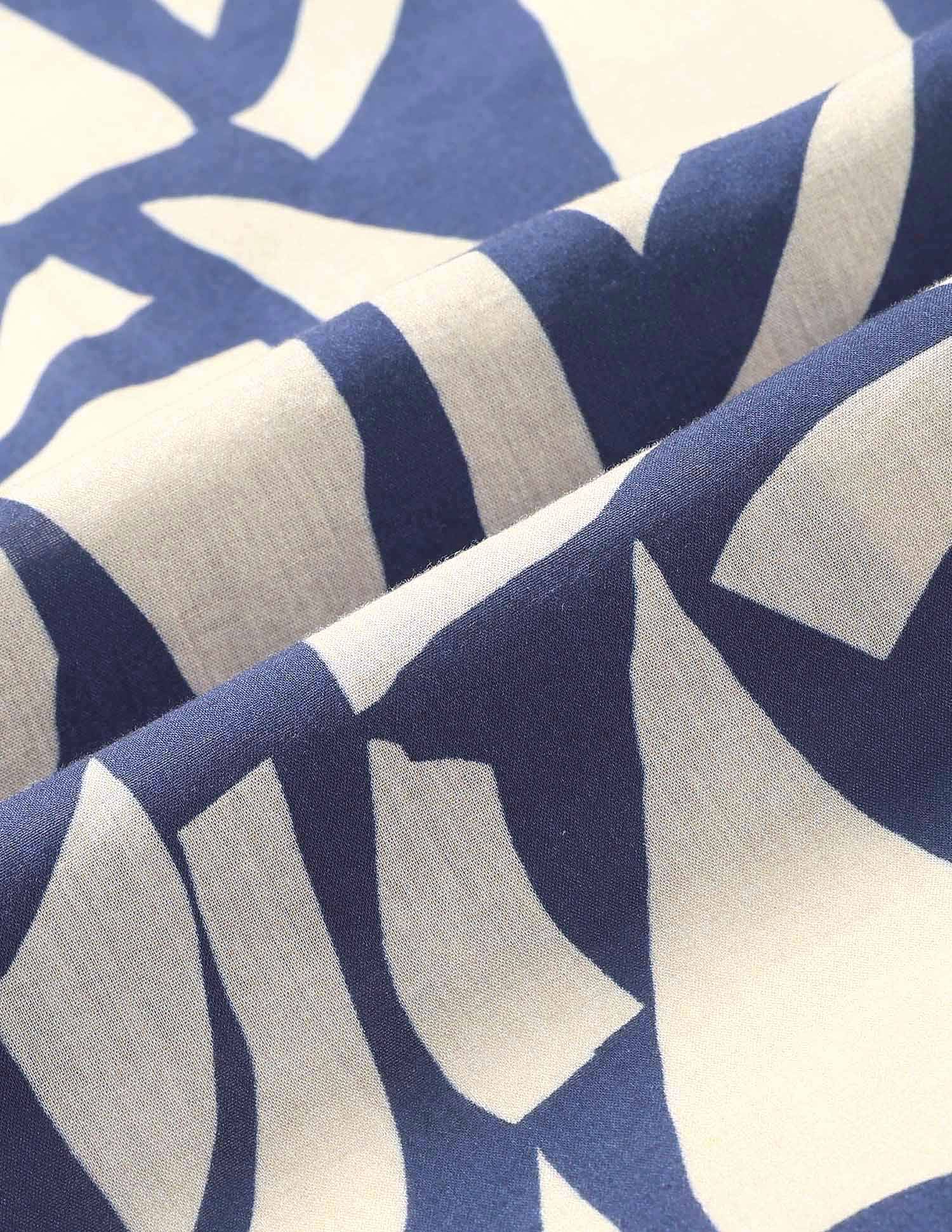 U.S. Polo Assn. Denim Co. Slim Fit Abstract Printed Shirt