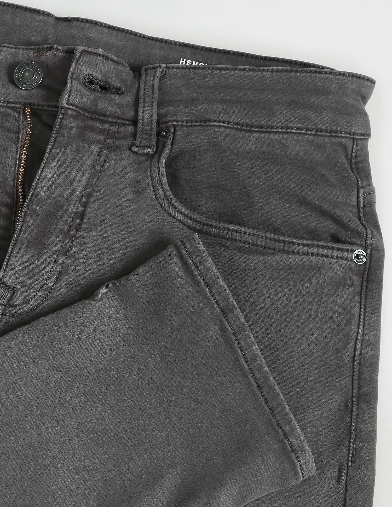 U.S. Polo Assn. Denim Co. Henry Cropped Fit Grey Jeans