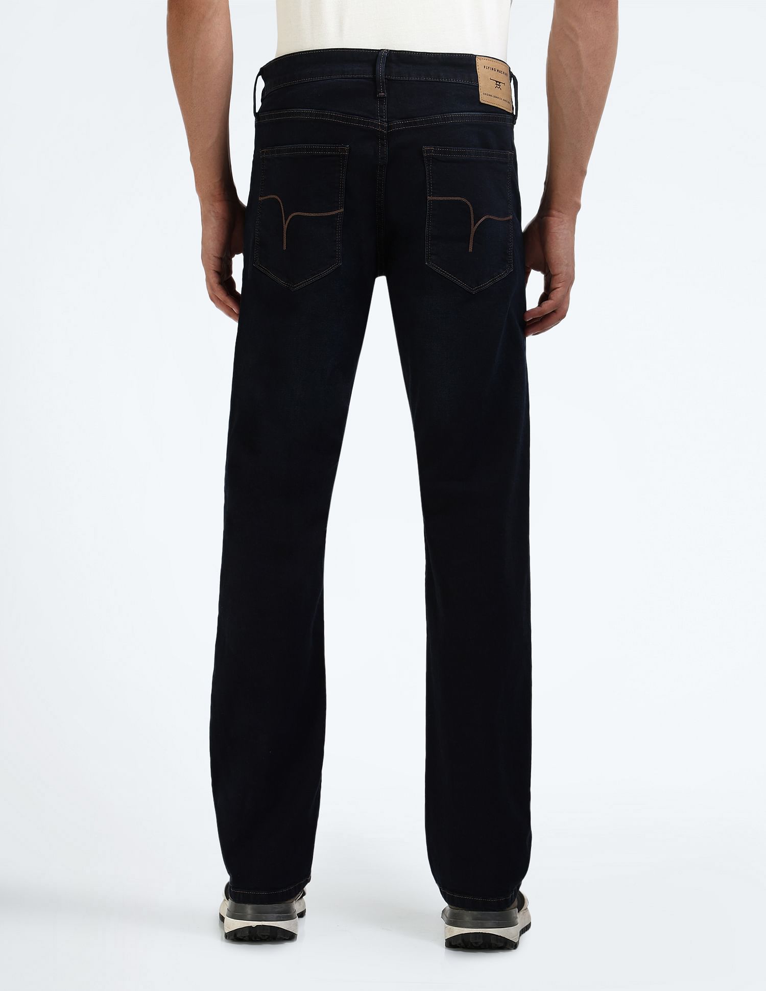 Flying Machine F-Jango Straight Fit Rinsed Jeans