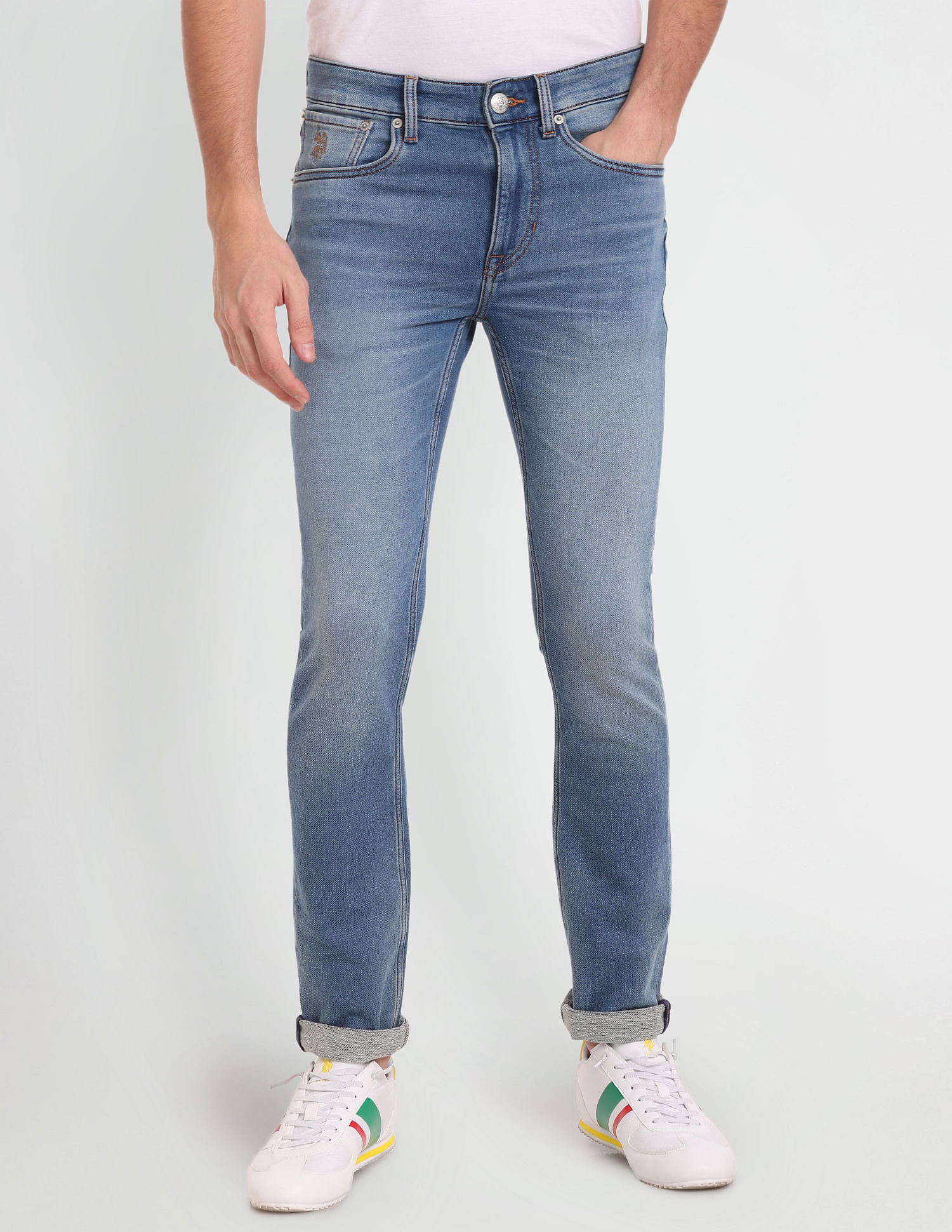 U.S. Polo Assn. Denim Co. Regallo Skinny Fit Blue Jeans