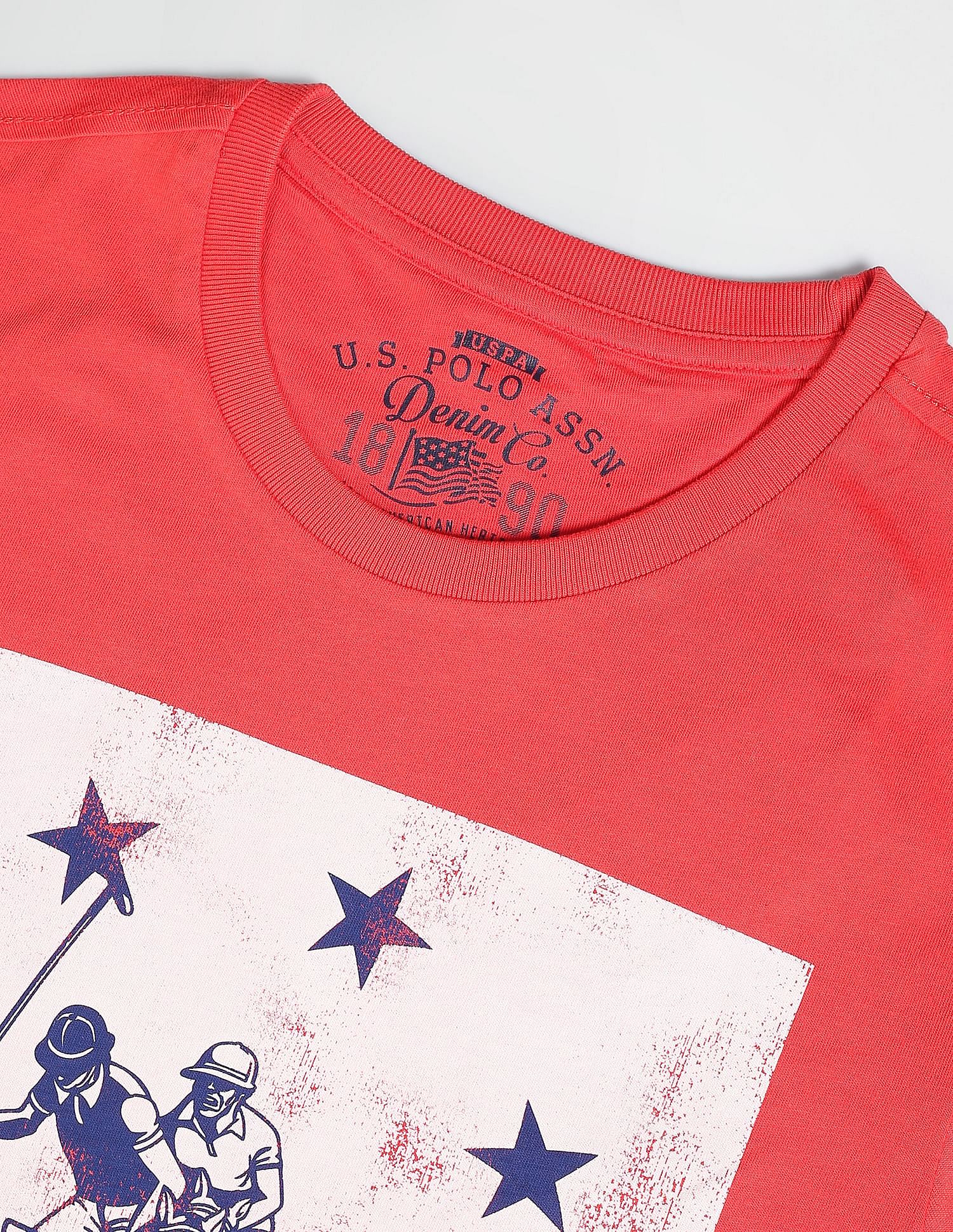 U.S. Polo Assn. Denim Co. Crew Neck Printed T-Shirt