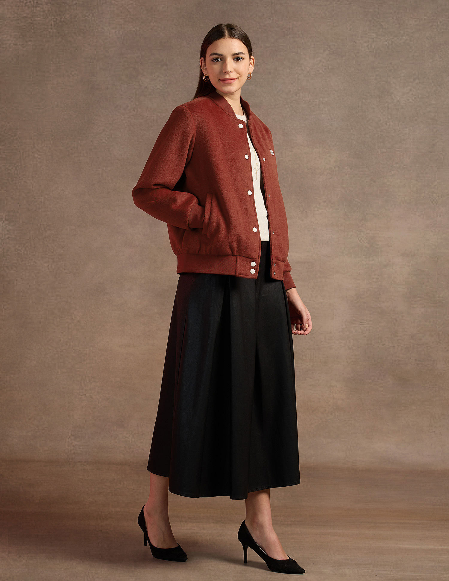U.S. Polo Assn. Women Varsity Collar Regular Jacket