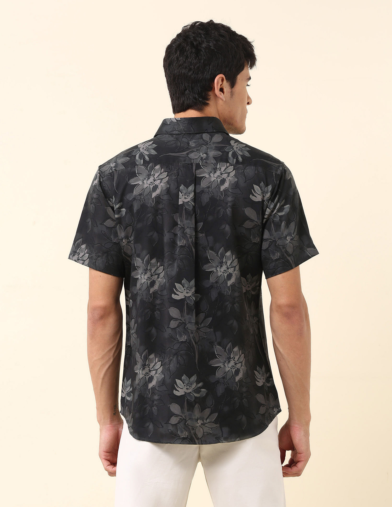 U.S. Polo Assn. Tailored Fit Floral Printed Shirt