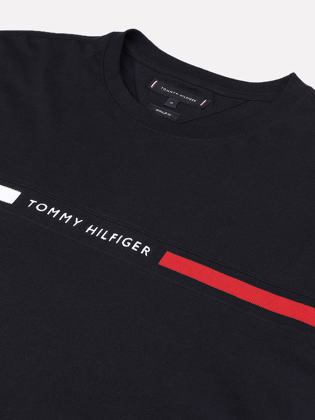 Tommy Hilfiger Brand Chest Insert Cotton T-Shirt
