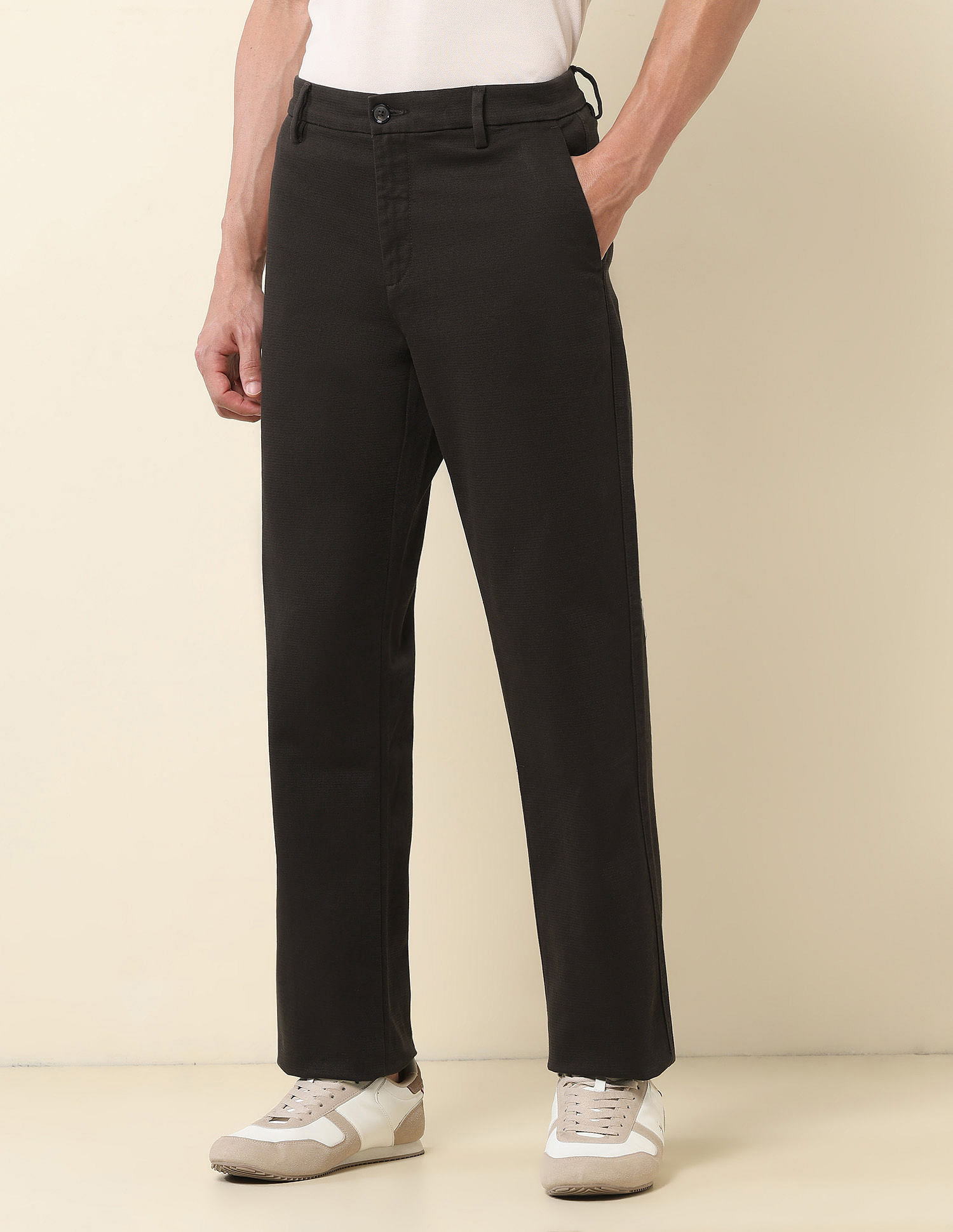 U.S. Polo Assn. Riley Straight Fit Dobby Trousers