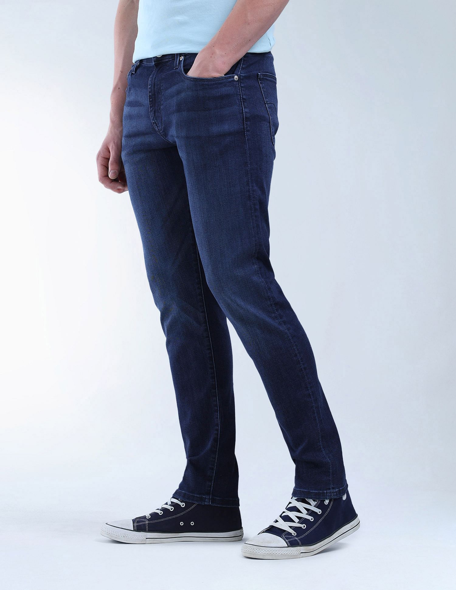 Flying Machine Slash Slim Tapered Fit F-Lite Jeans