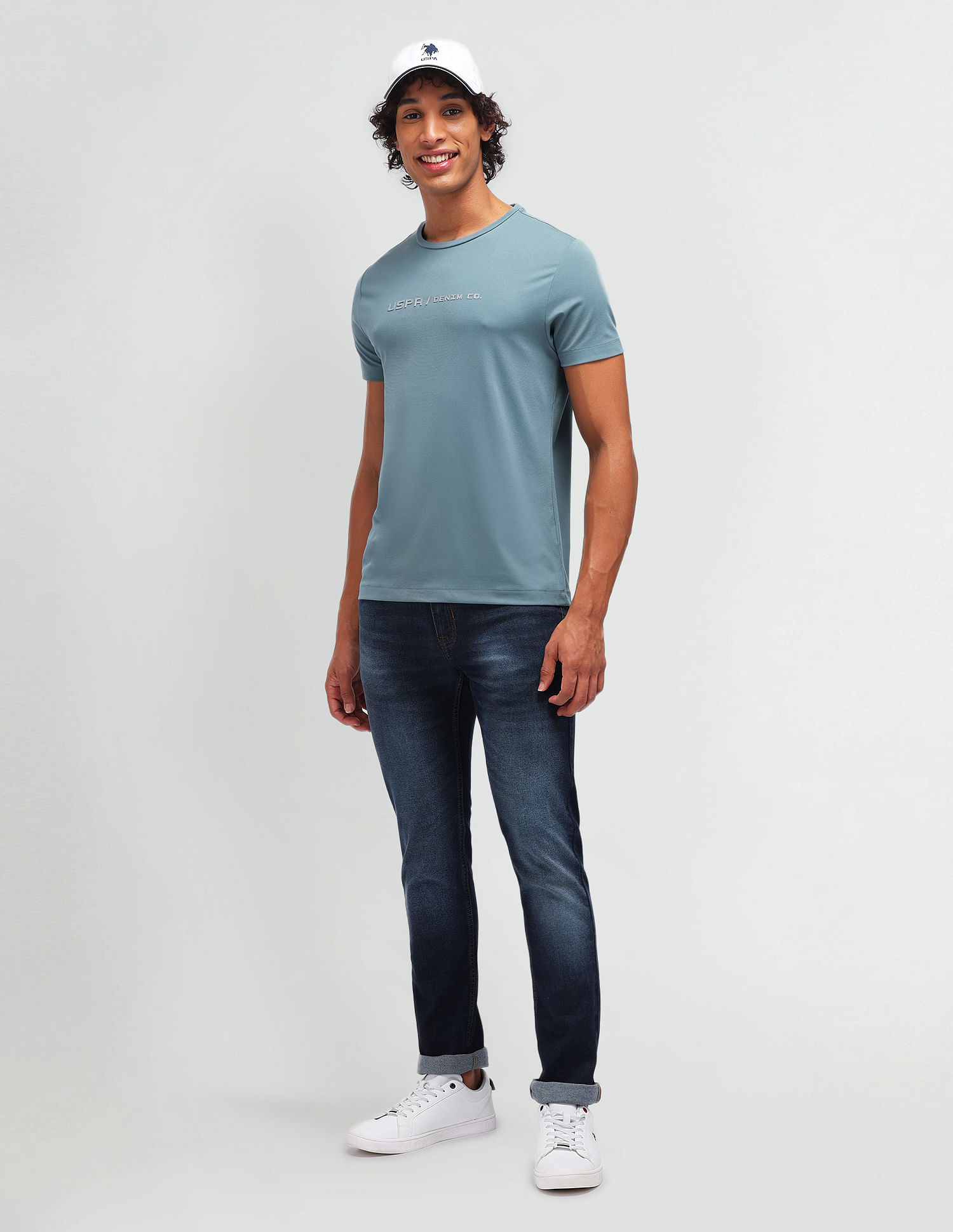 U.S. Polo Assn. Denim Co. Solid Muscle Fit T-Shirt