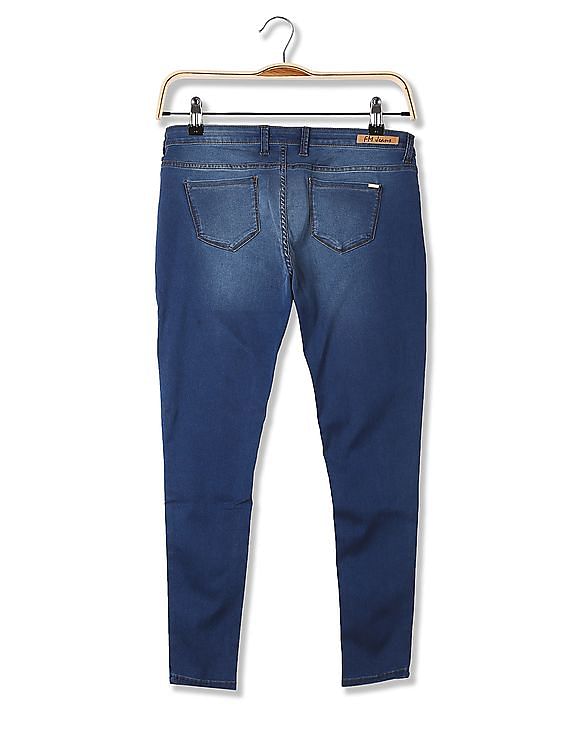 Flying Machine Women Jeggings Fit Stone Wash Jeans
