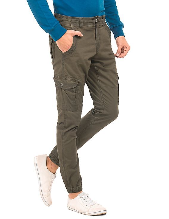 Buy Flying Machine Men's Slim Casual Pants (FMTRO1017_Khaki_32) at Amazon.in