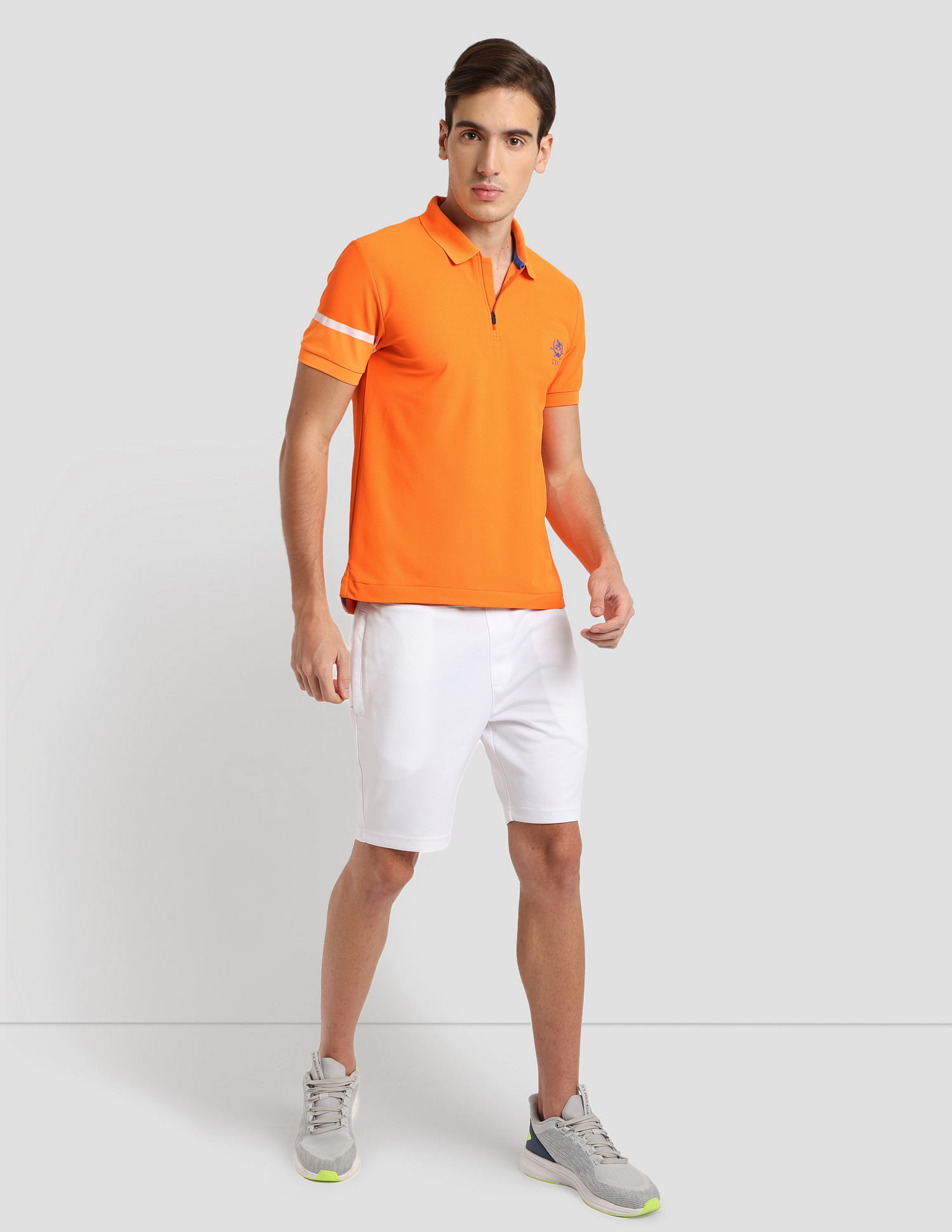 Orange polo cheap shorts