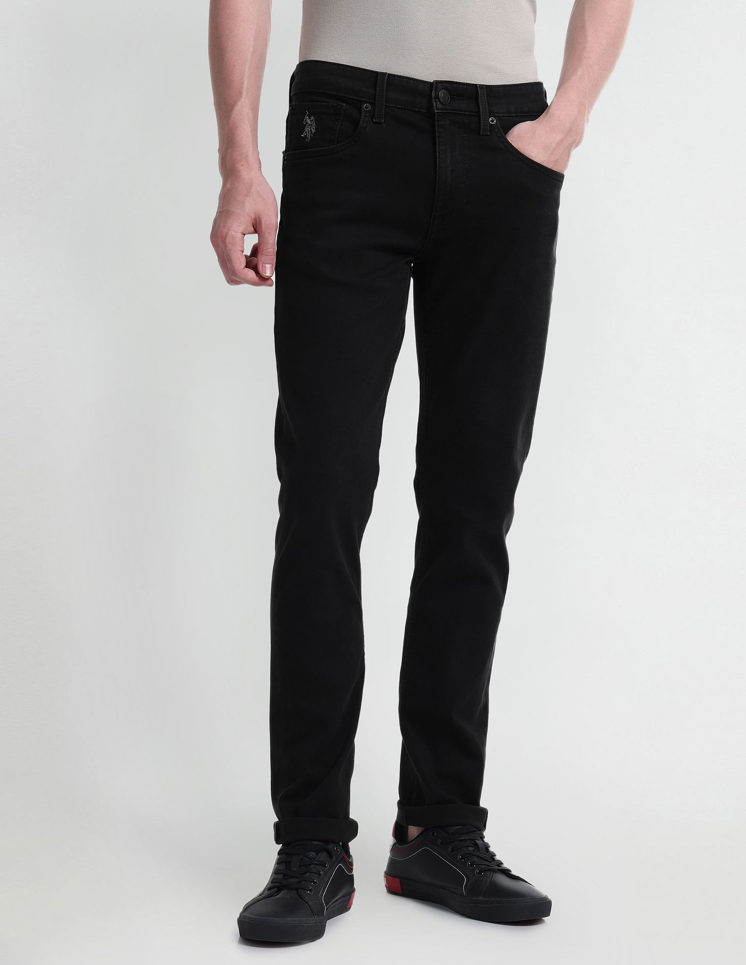 U.S. Polo Assn. Denim Co. Regallo Skinny Fit Black Jeans