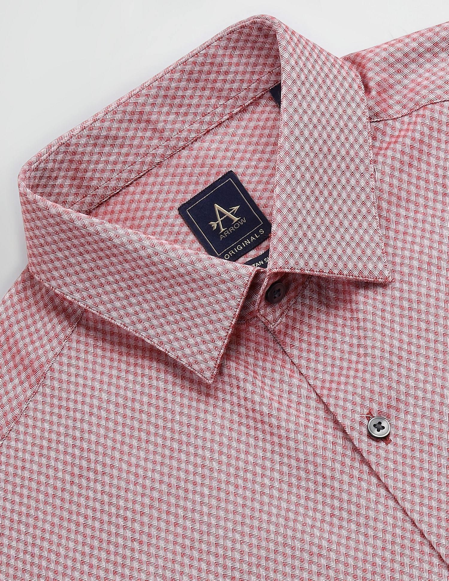 Arrow Pure Cotton Manhattan Slim Shirt