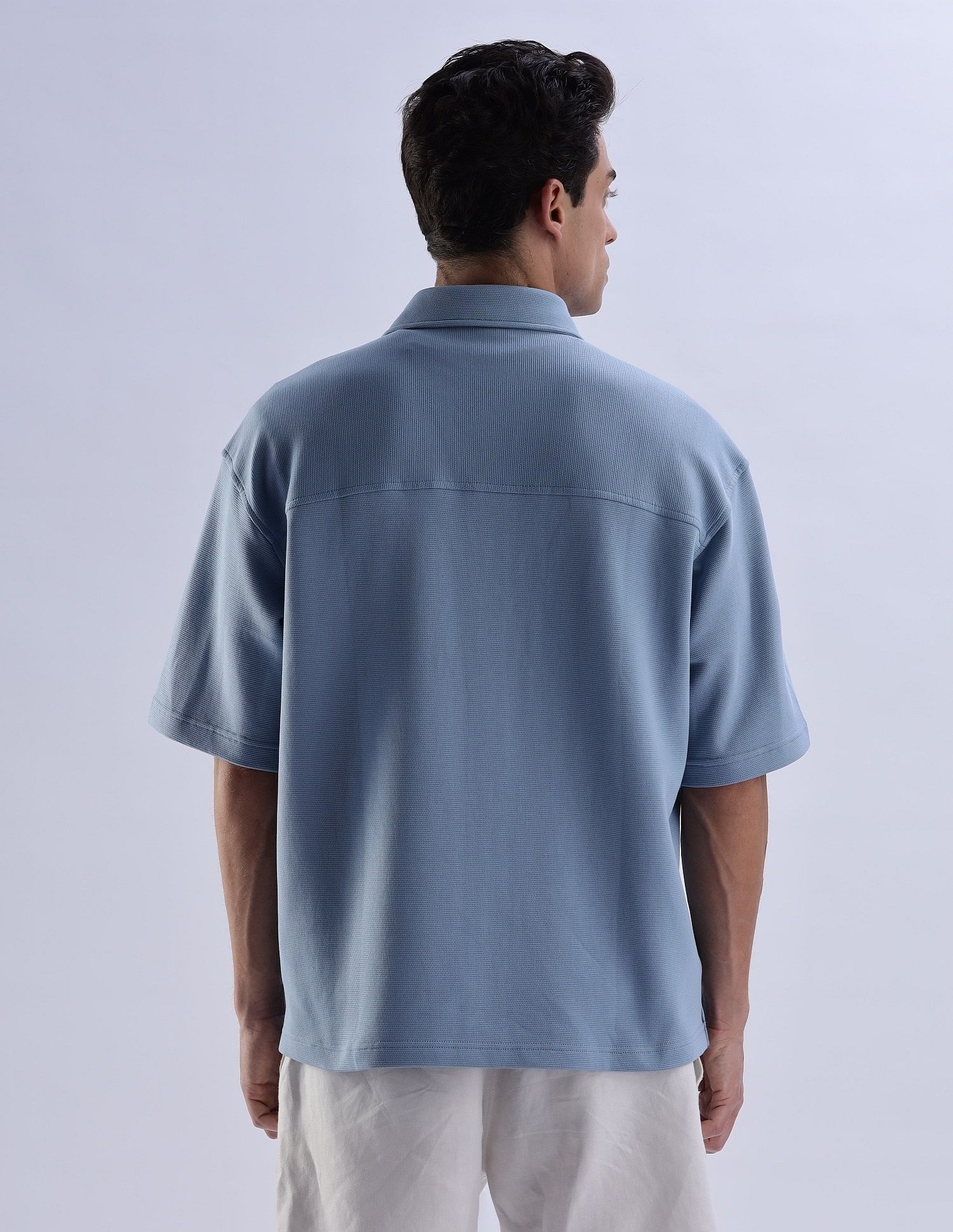 Calvin Klein Jeans Solid Relaxed Fit Woven Shirt